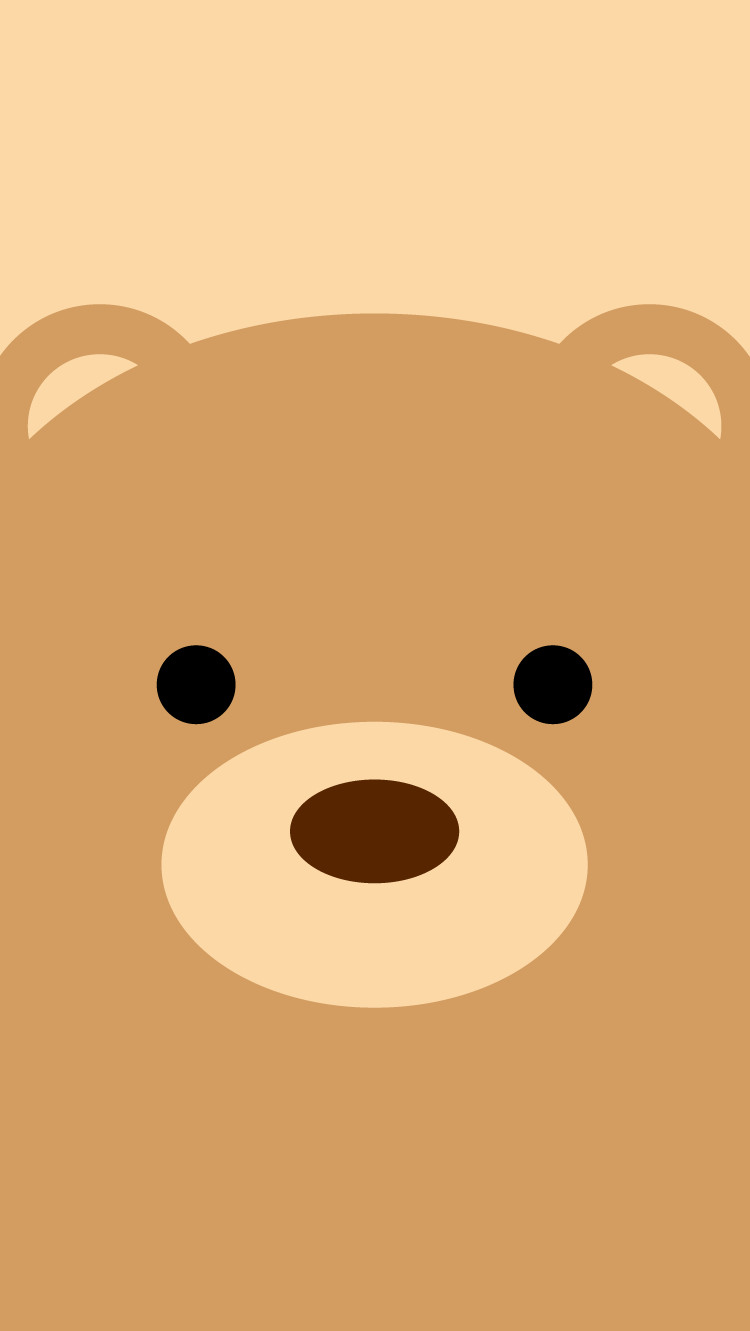 bear iphone wallpaper, teddy bear, cartoon, head, bear, snout