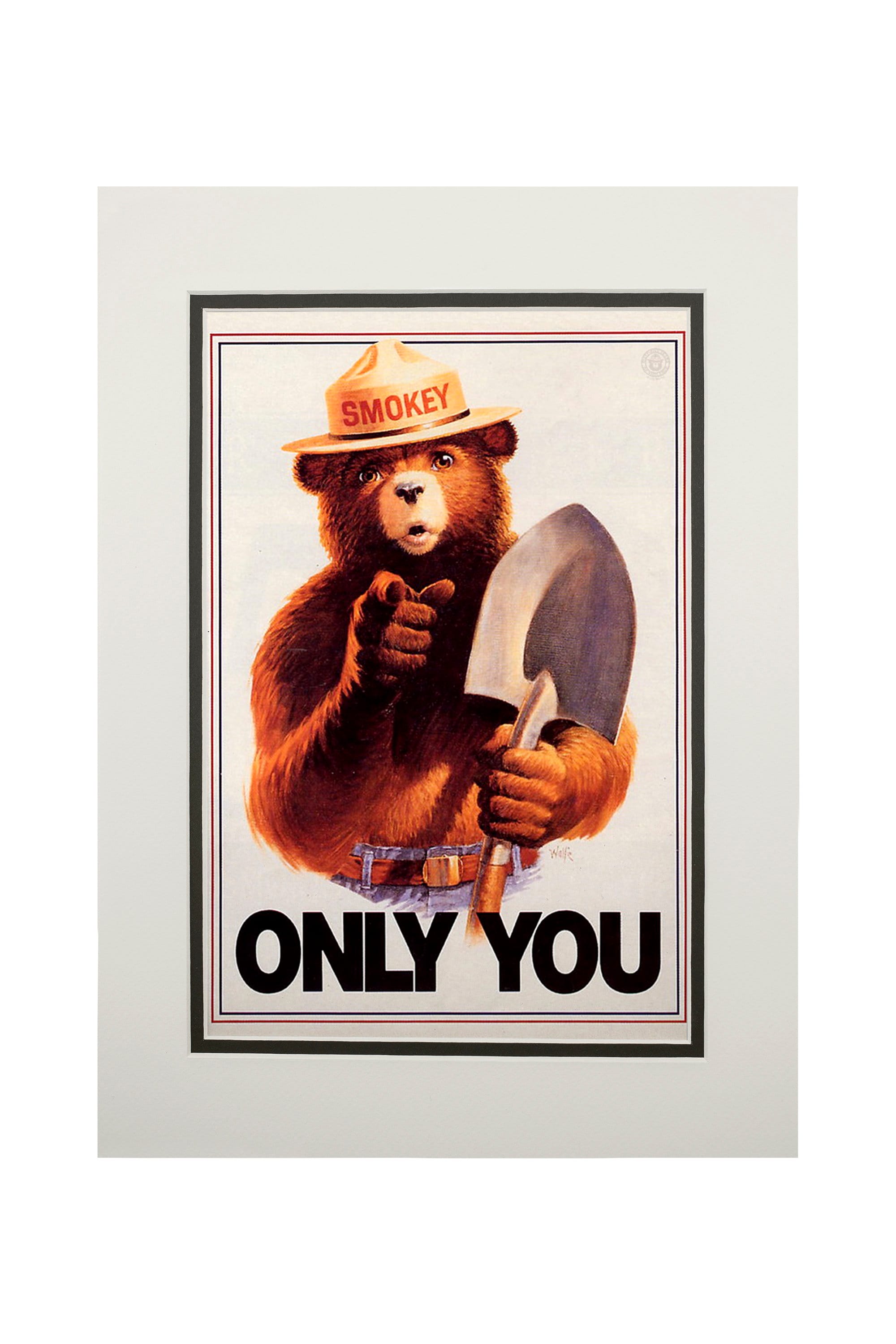 Prints Signs Smokey Bear Only You Vintage Poster Unique