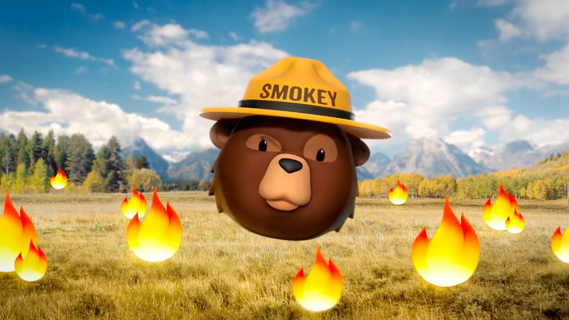 Smokey Bear Is an Animated Emoji in New Ads Voiced by Stephen Colbert, Al Roker and Jeff Foxworthy