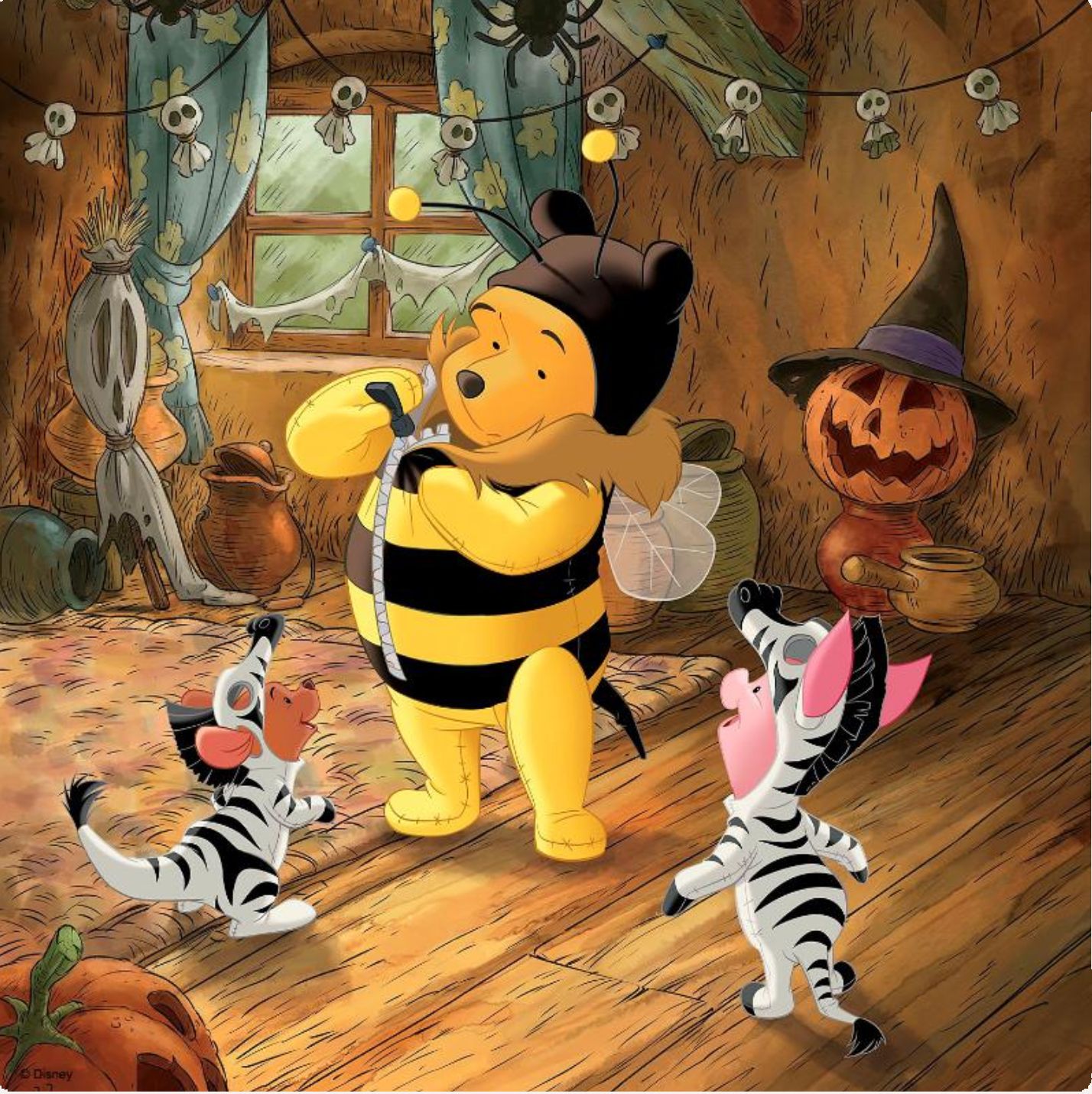 Winnie The Pooh Halloween Phone Wallpapers - Wallpaper Cave