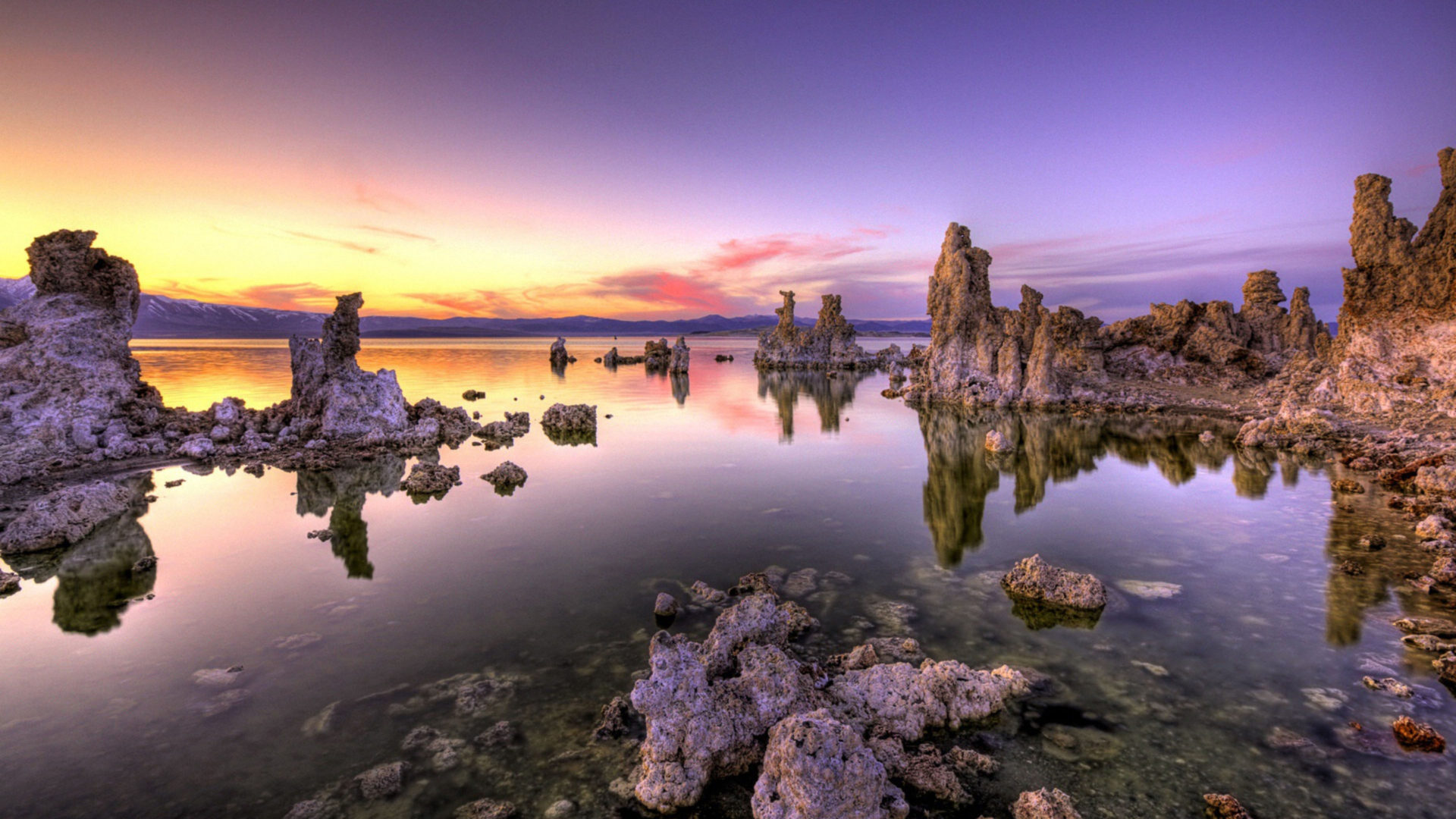 Great Salt Lake North Of Utah Usa Sunset