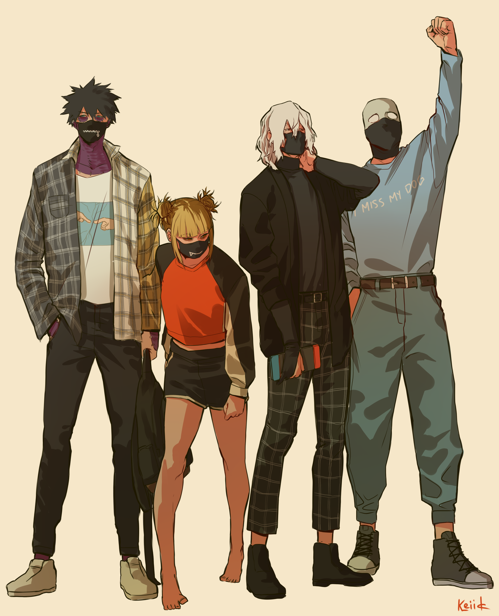 MyaRR league of villains but they're wearing my favourite outfits