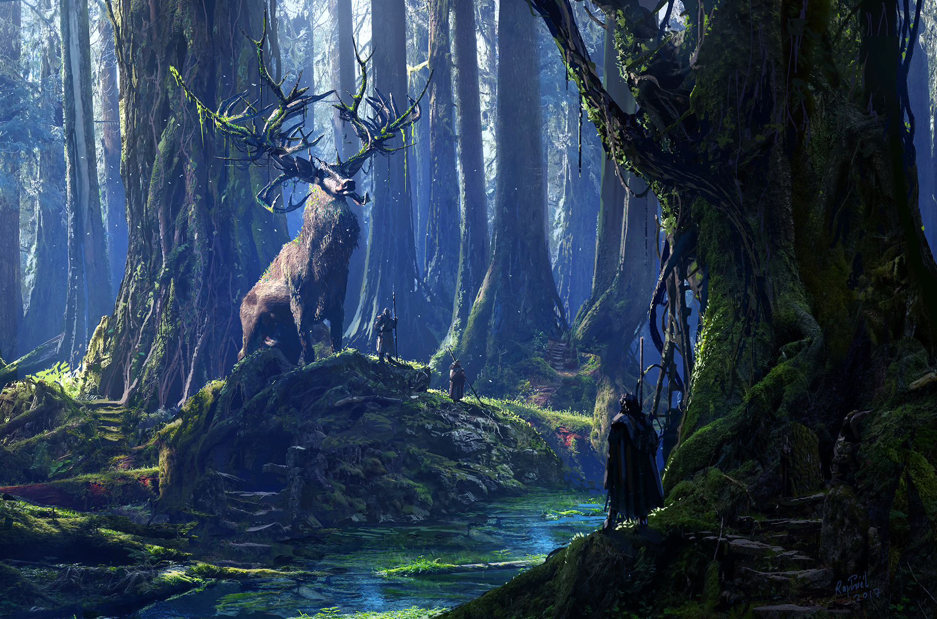 Cernunnos and his Druids