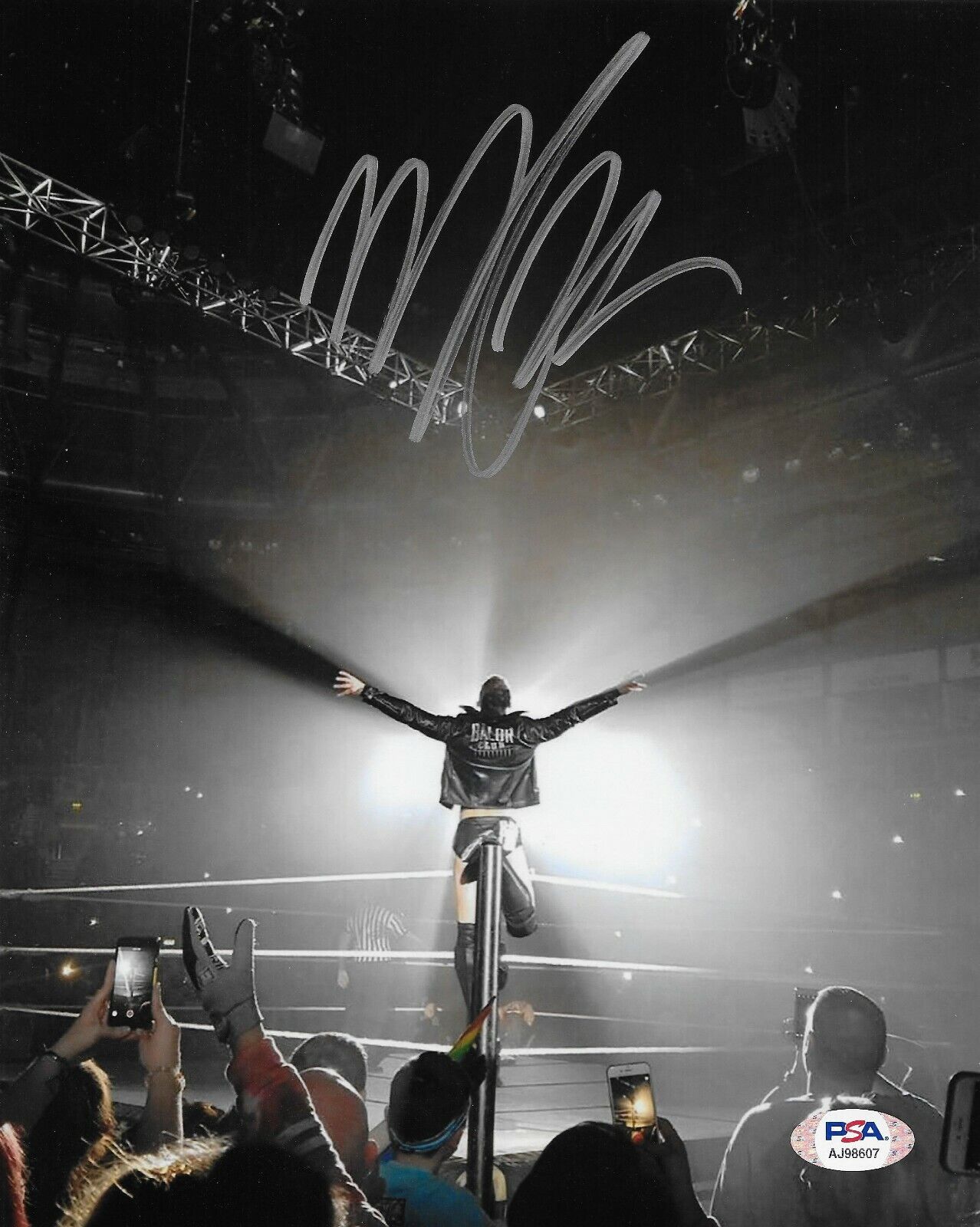 Finn Balor NXT WWE Demon Signed Autograph 8X10 photo W/ PSA COA