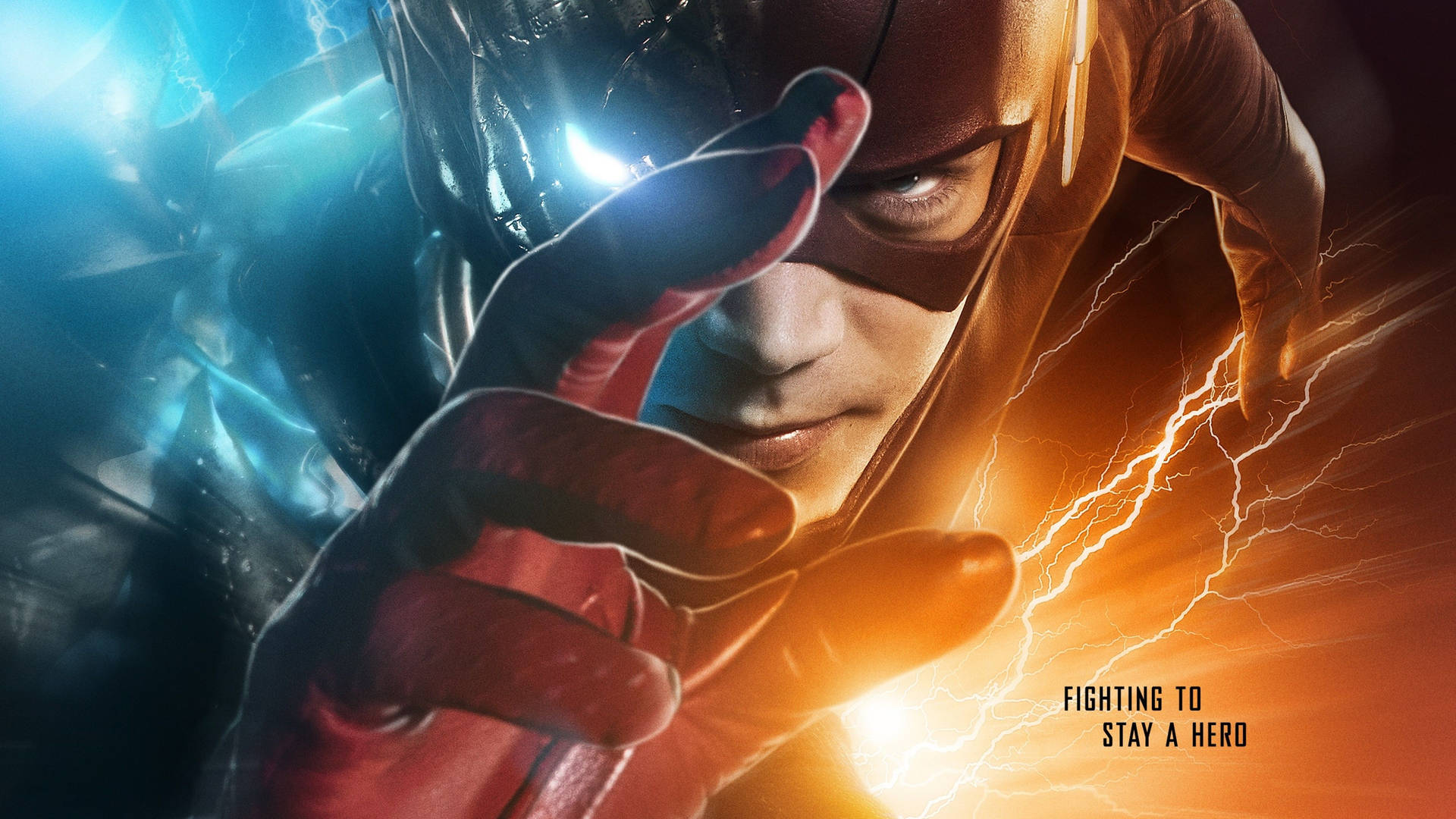 Download The Flash, Grant Gustin, Speedster Superhero Wallpaper
