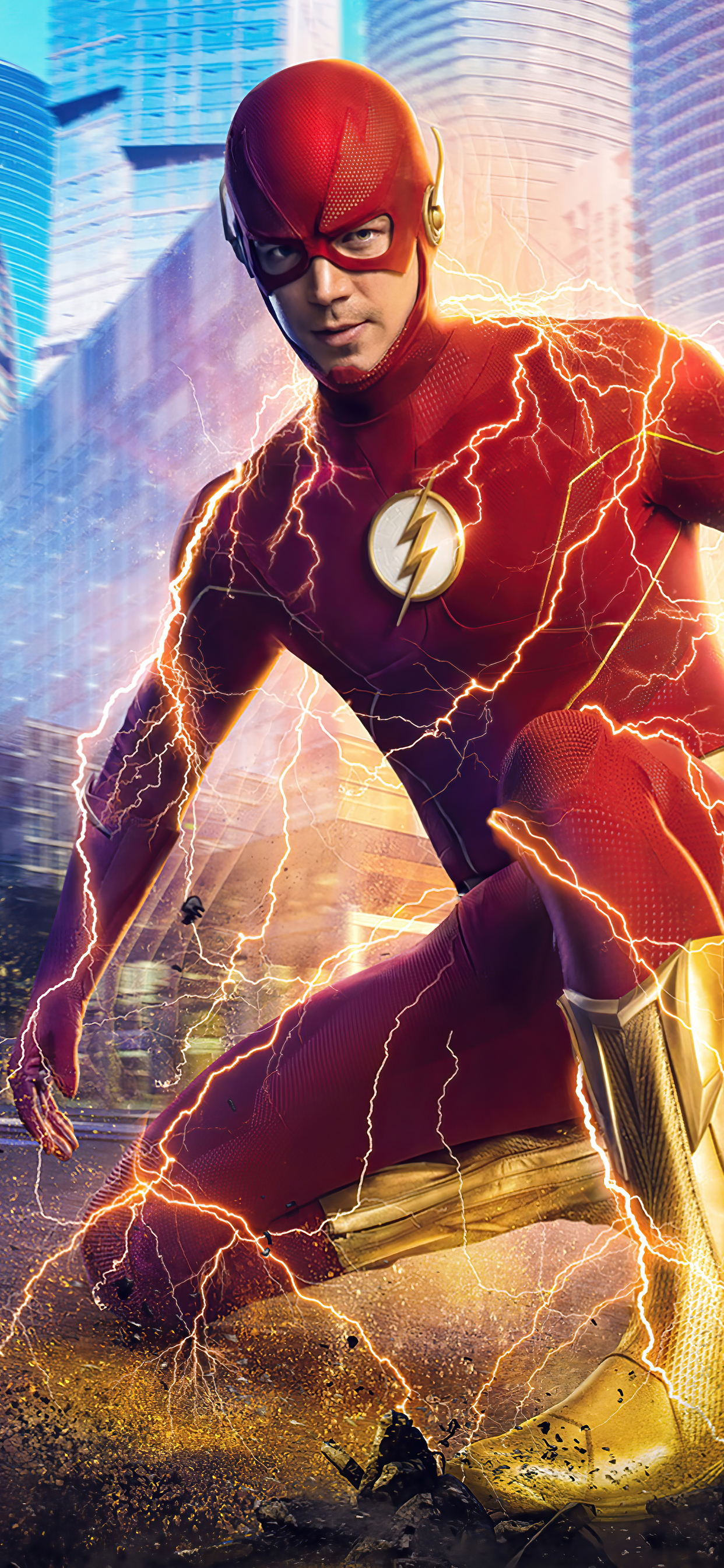 Grant Gustin The Flash 2022 iPhone XS MAX HD 4k Wallpaper, Image, Background, Photo and Picture