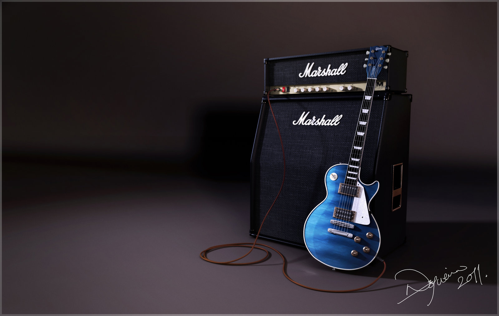 Gibson Guitar Desktop Wallpaper