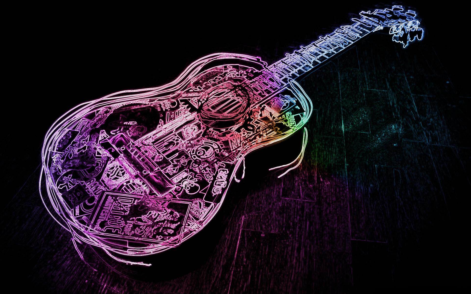 Guitar Computer Wallpaper