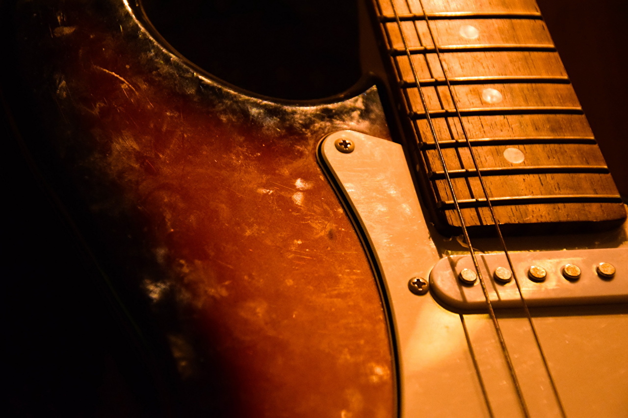 Desktop Wallpaper Guitar Closeup