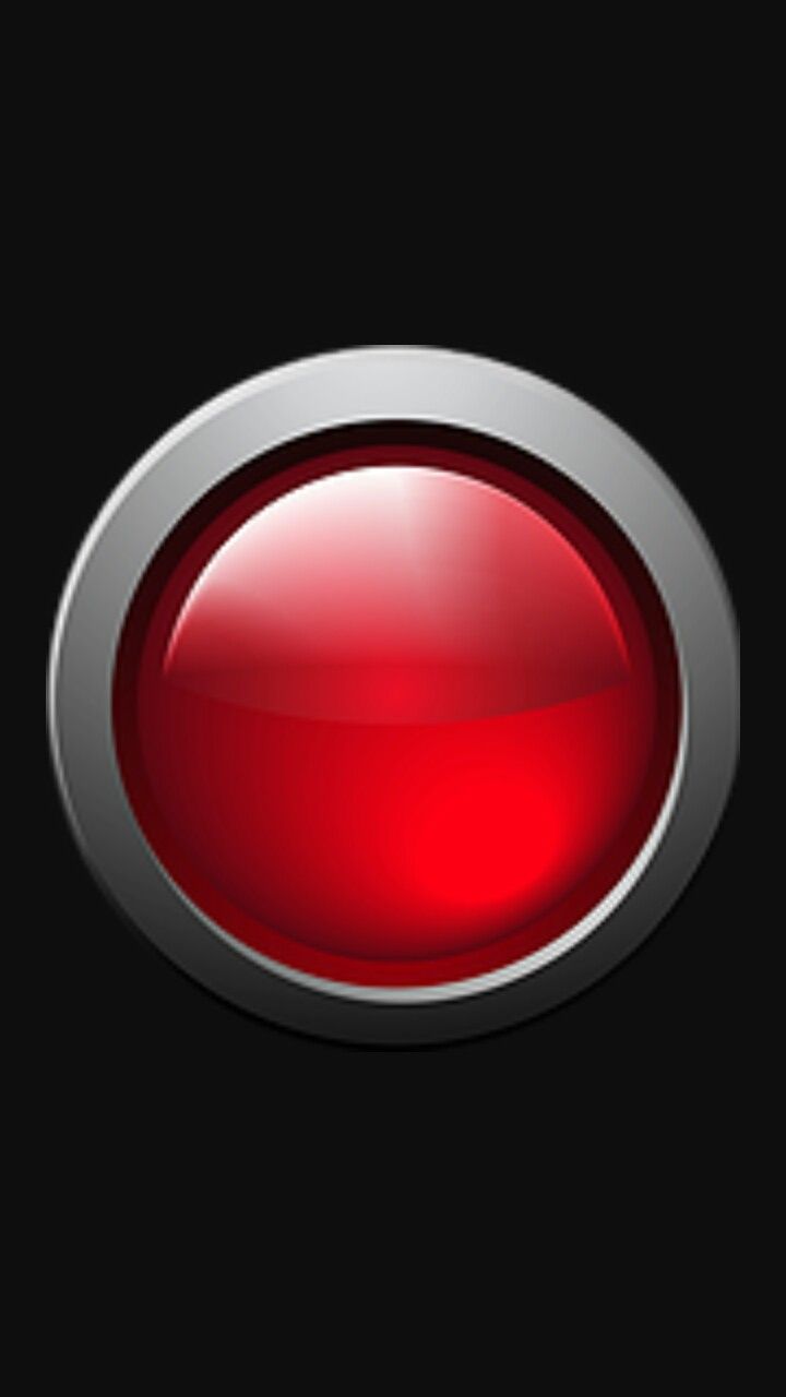 Big red button. Happy birthday candles, iPhone black, Black wallpaper