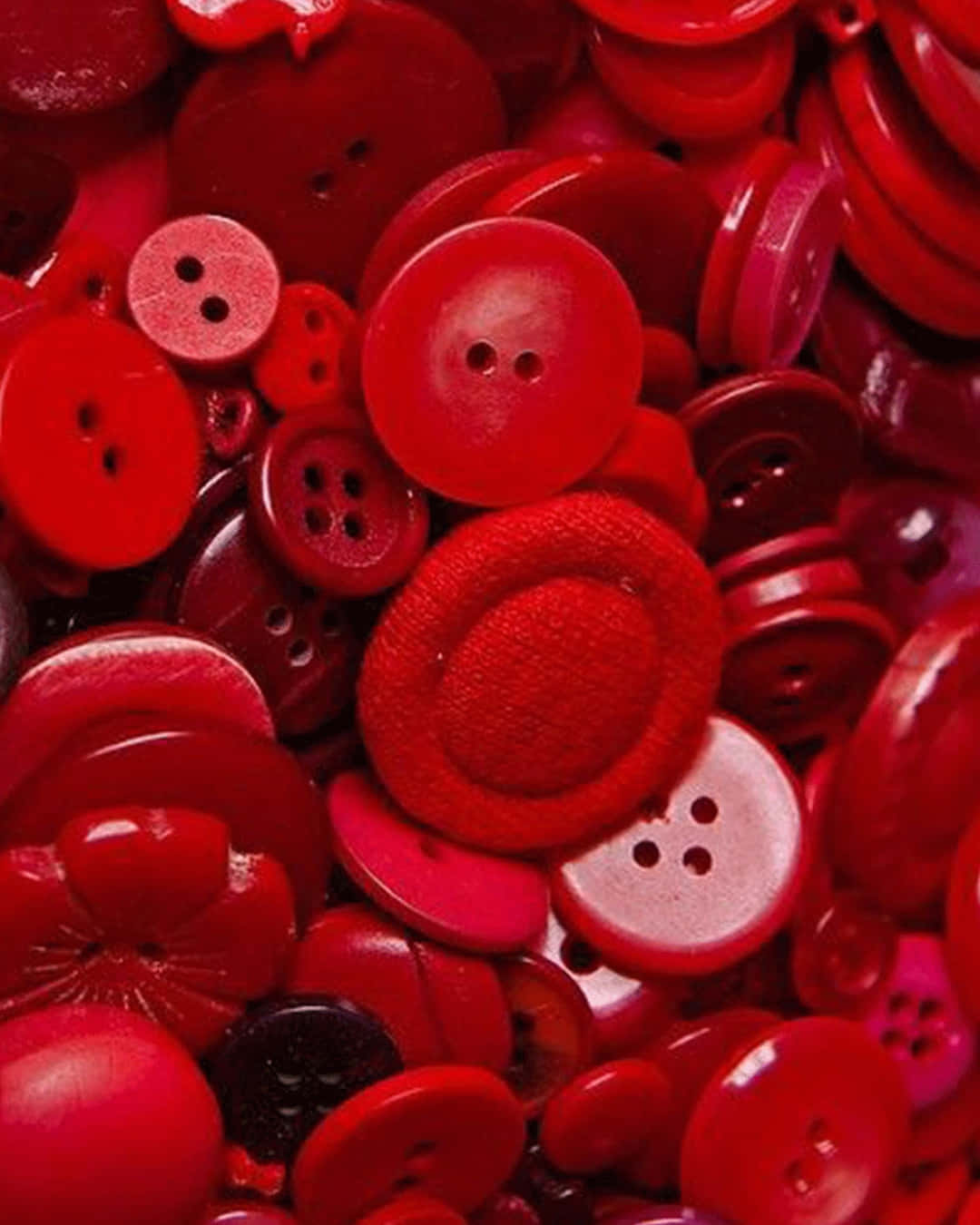 Download Cute Red Buttons Wallpaper