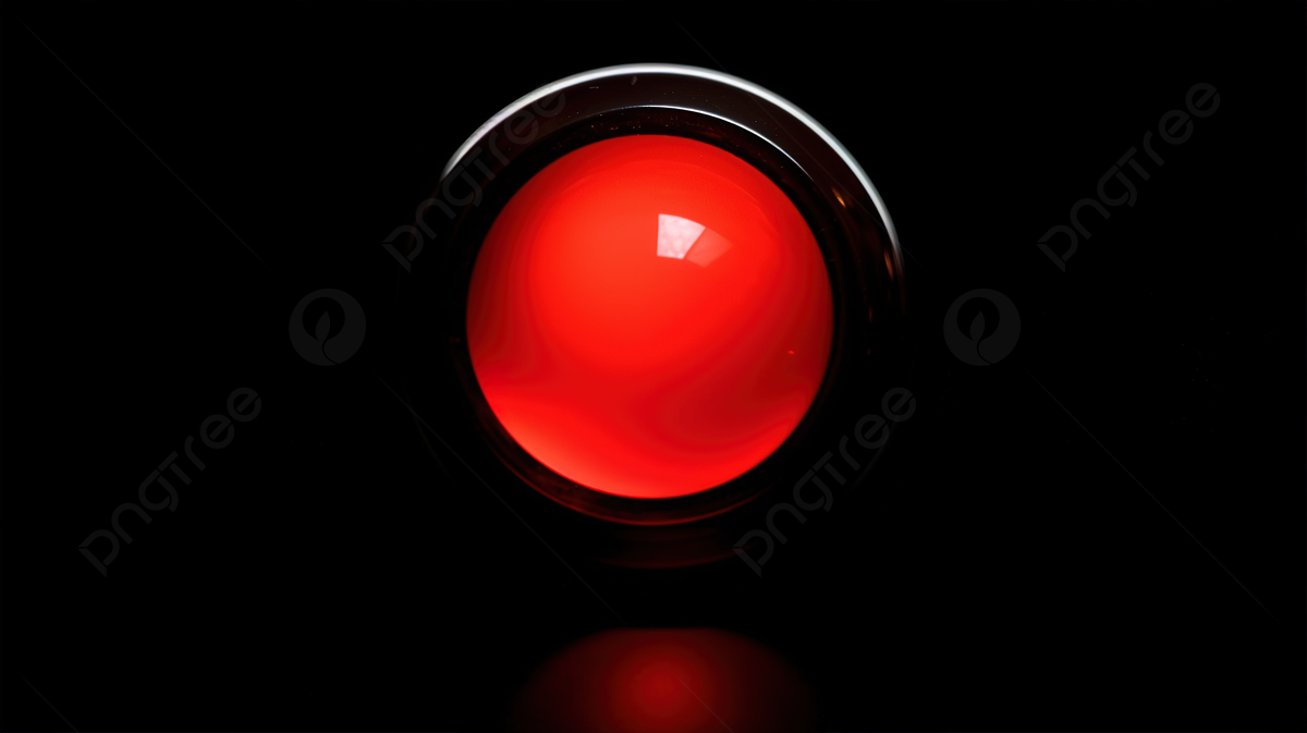 An Illuminated Red Button In A Black Background, Picture Of A Red Dot Background Image And Wallpaper for Free Download