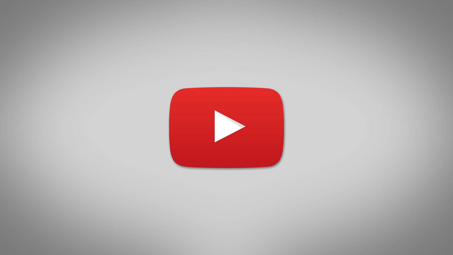 Download Aesthetic Youtube Minimalist Red Button Logo Wallpaper