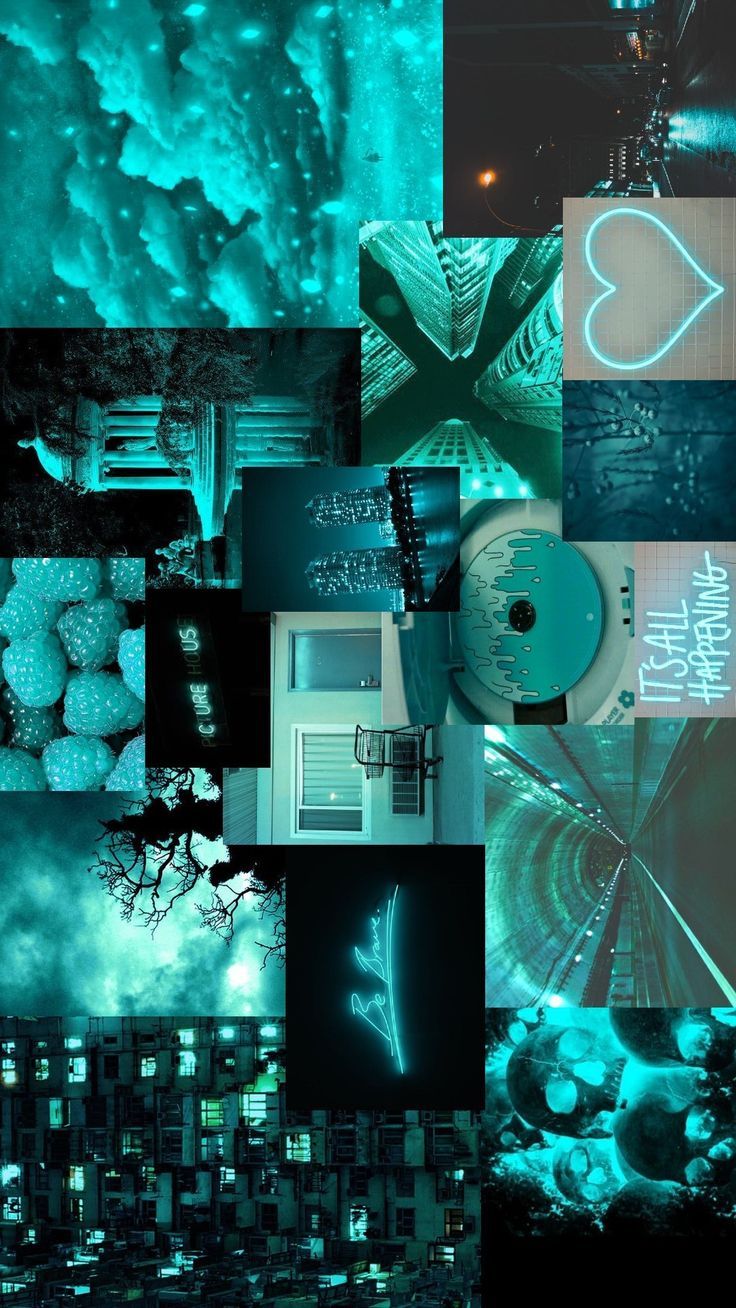 Dark Teal Aesthetic Desktop Wallpaper. iPhone wallpaper themes, iPhone wallpaper girly, Pretty wallpaper