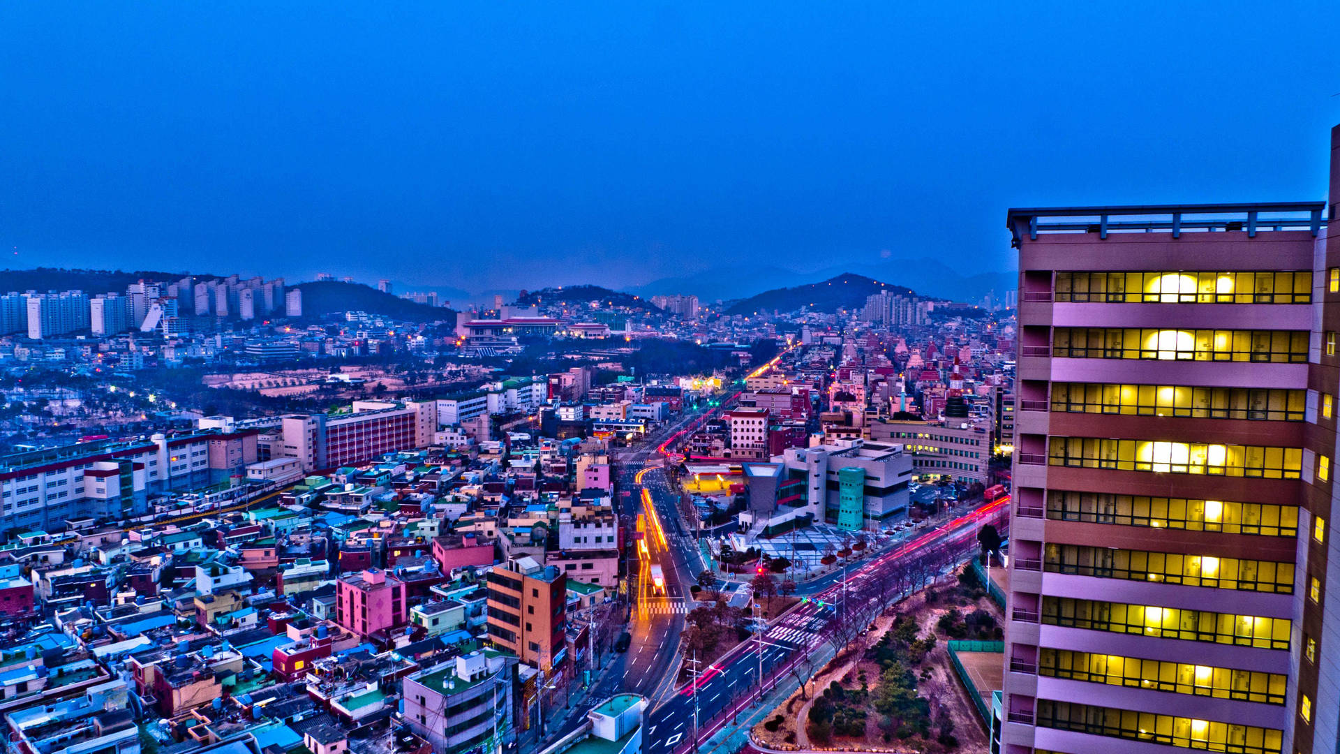 Download Urban Busan City South Korea Wallpaper