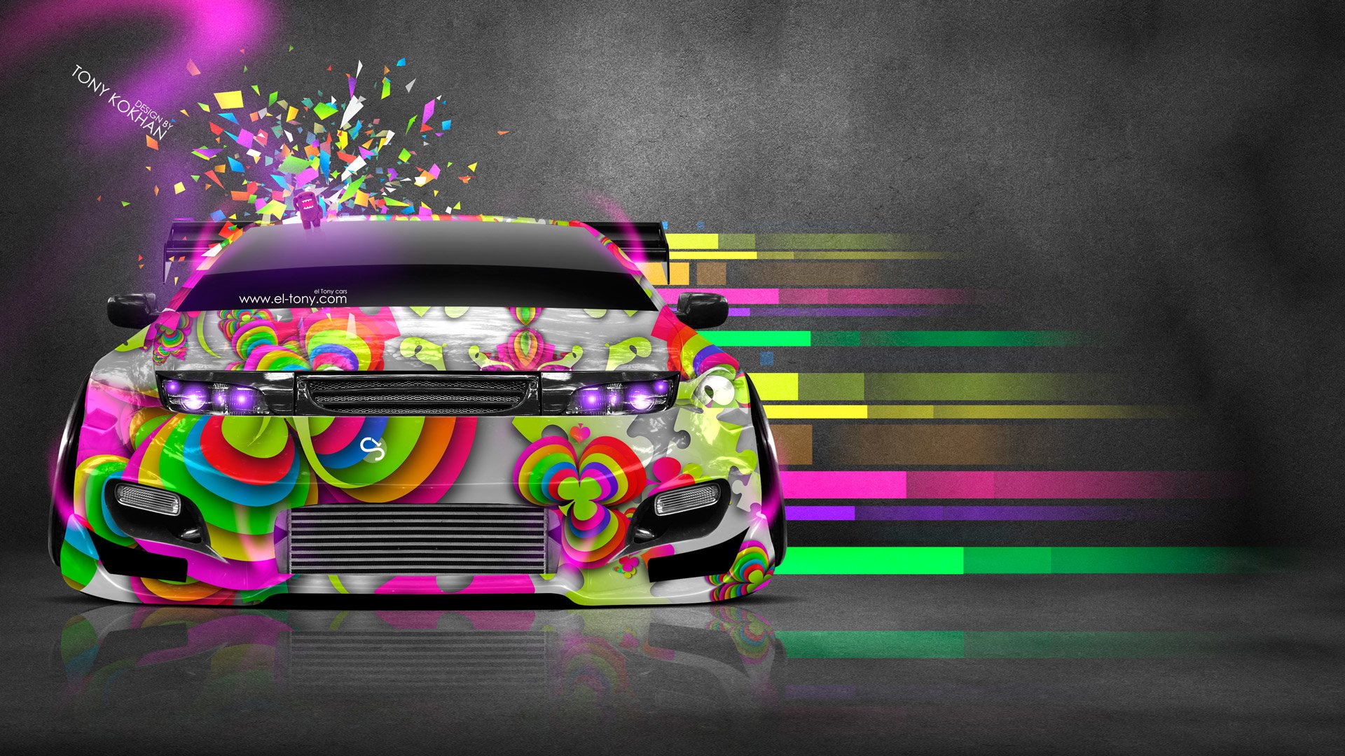 Colorful JDM Car HD Wallpaper