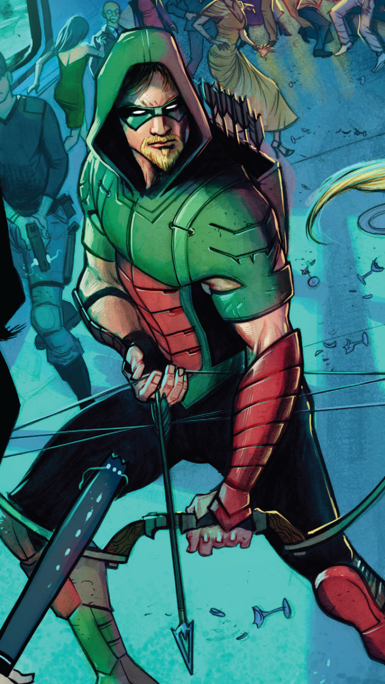 Green Arrow iPhone Wallpaper