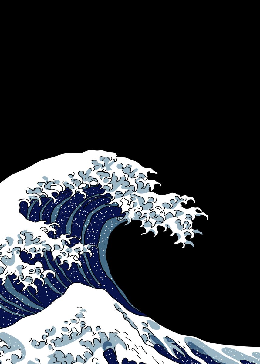 Japanese wave' Poster