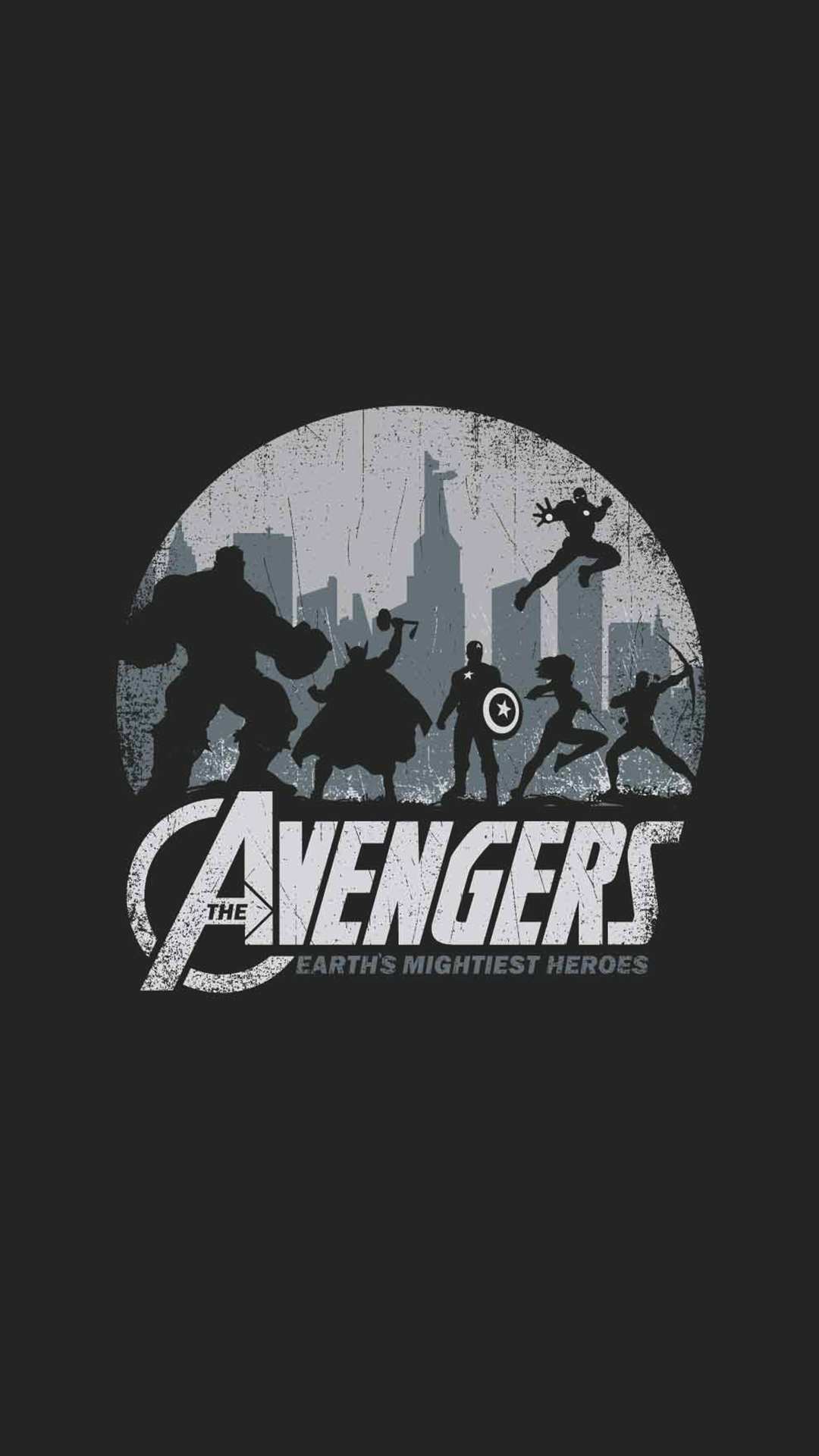 Earth Heroes Avengers iPhone Wallpaper