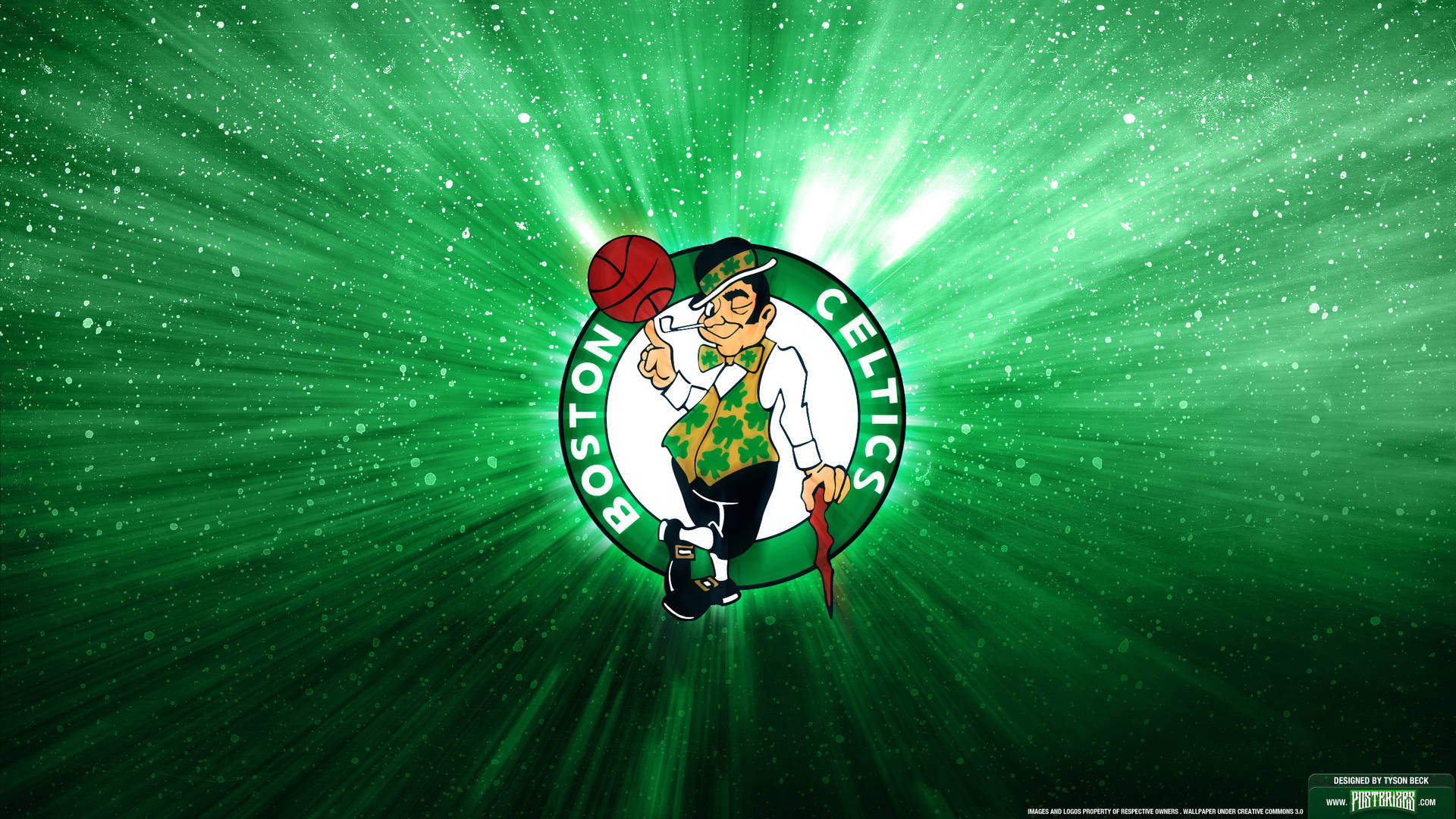 Download Boston Celtics Basketball Team Logo Wallpaper
