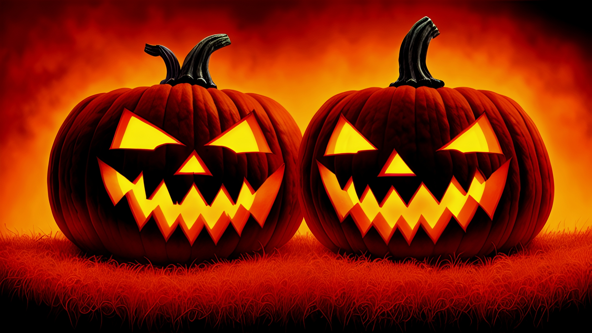 Wallpaper Halloween Pumpkins (FREE DOWNLOAD)