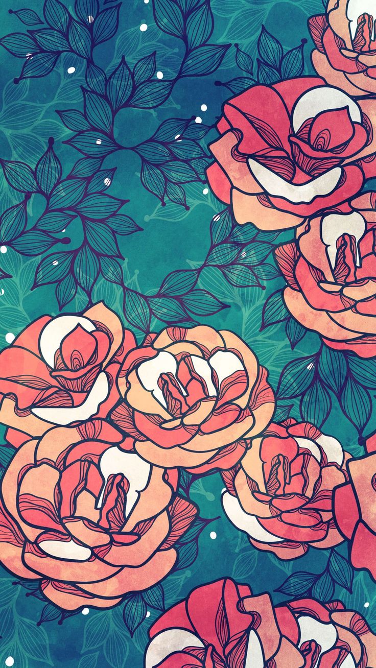 Flowers. Hipster phone wallpaper, Hipster wallpaper, Flowery wallpaper