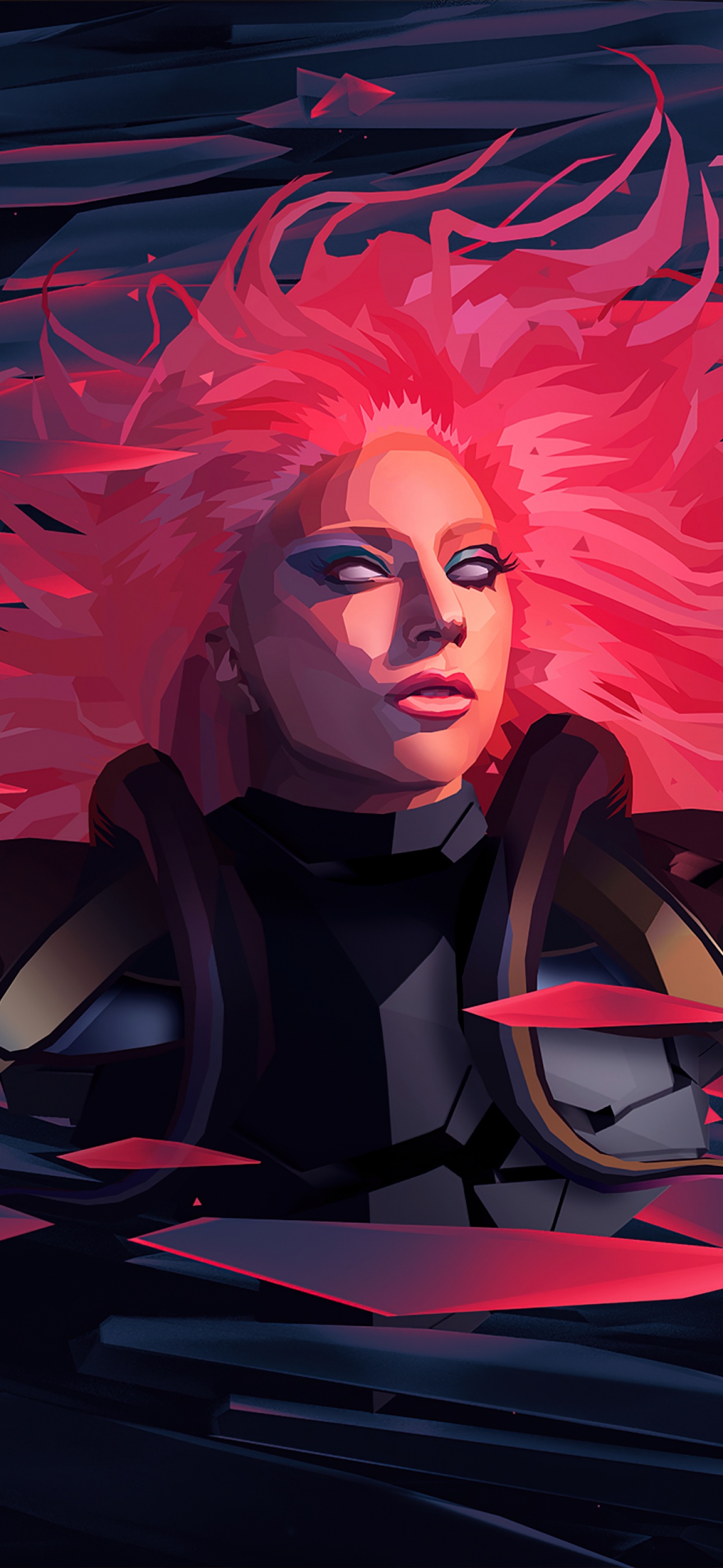 Lady Gaga Wallpaper 4K, American singer, Artwork