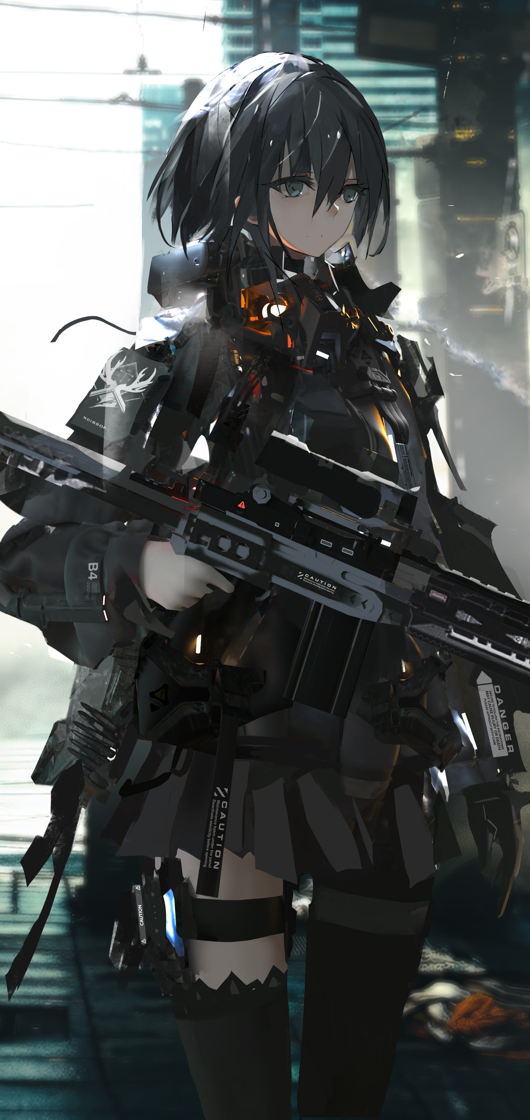 Anime Girls With Big Guns 8k One Plus 6, Huawei p20, Honor view 10, Vivo y85, Oppo f7, Xiaomi Mi A2 HD 4k Wallpaper, Image, Background, Photo and Picture