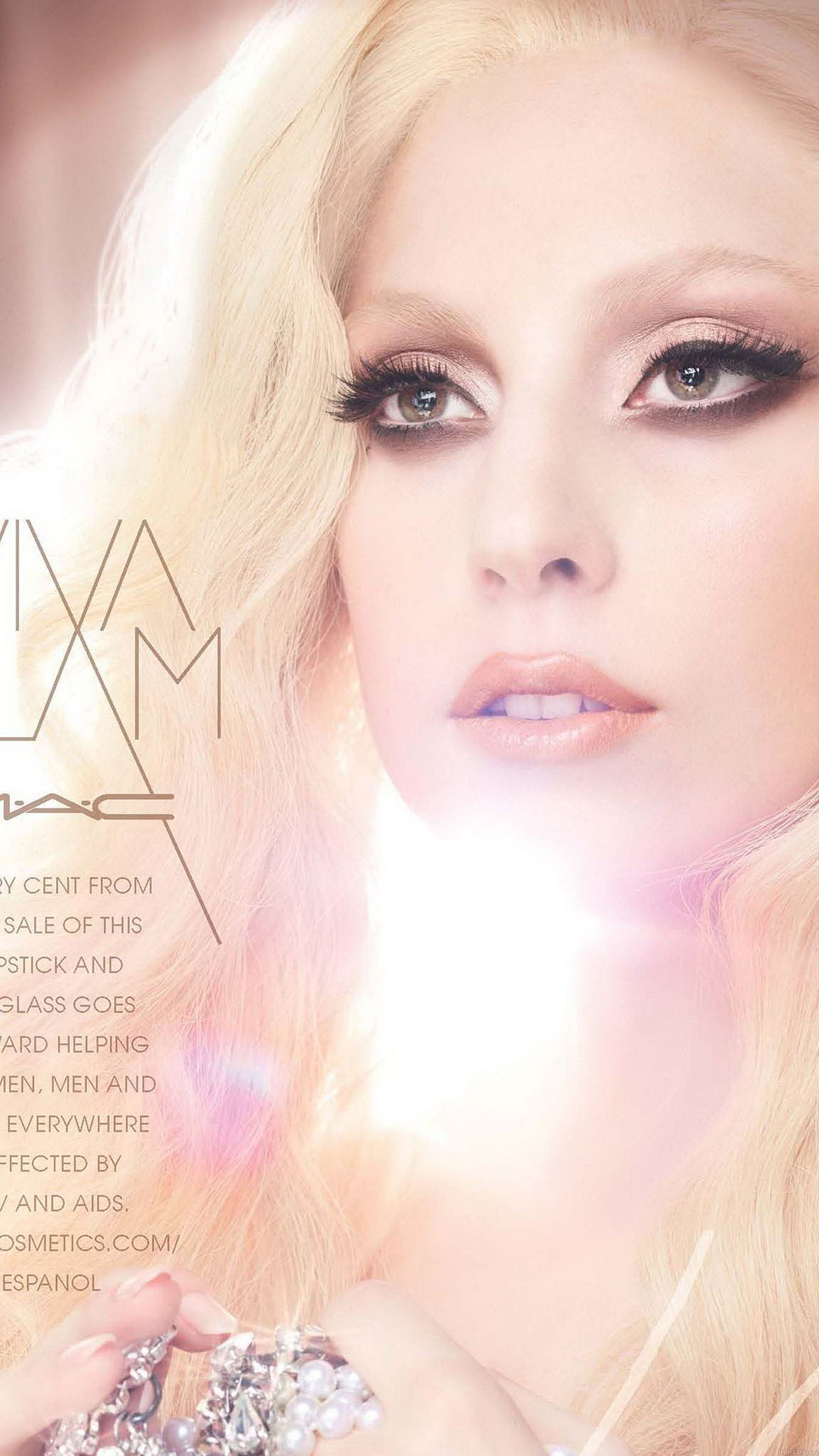 Wallpaper Lady Gaga Mac Face Girl Music