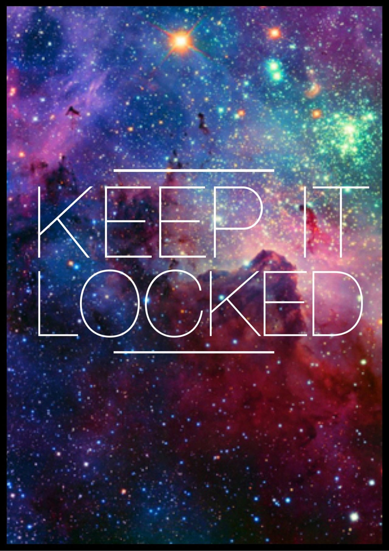 Hipster Galaxy iPhone Wallpaper