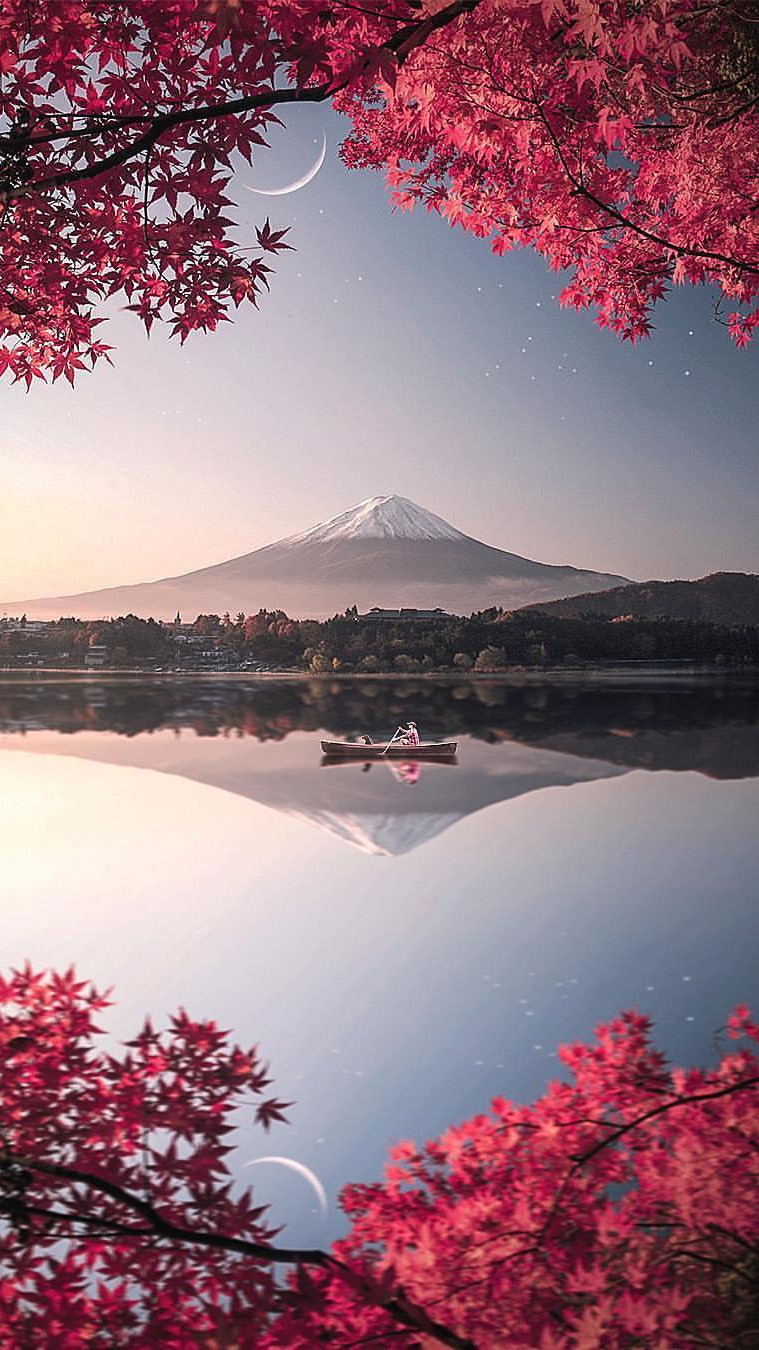 Japan Mount Fuji Nature iPhone Wallpaper
