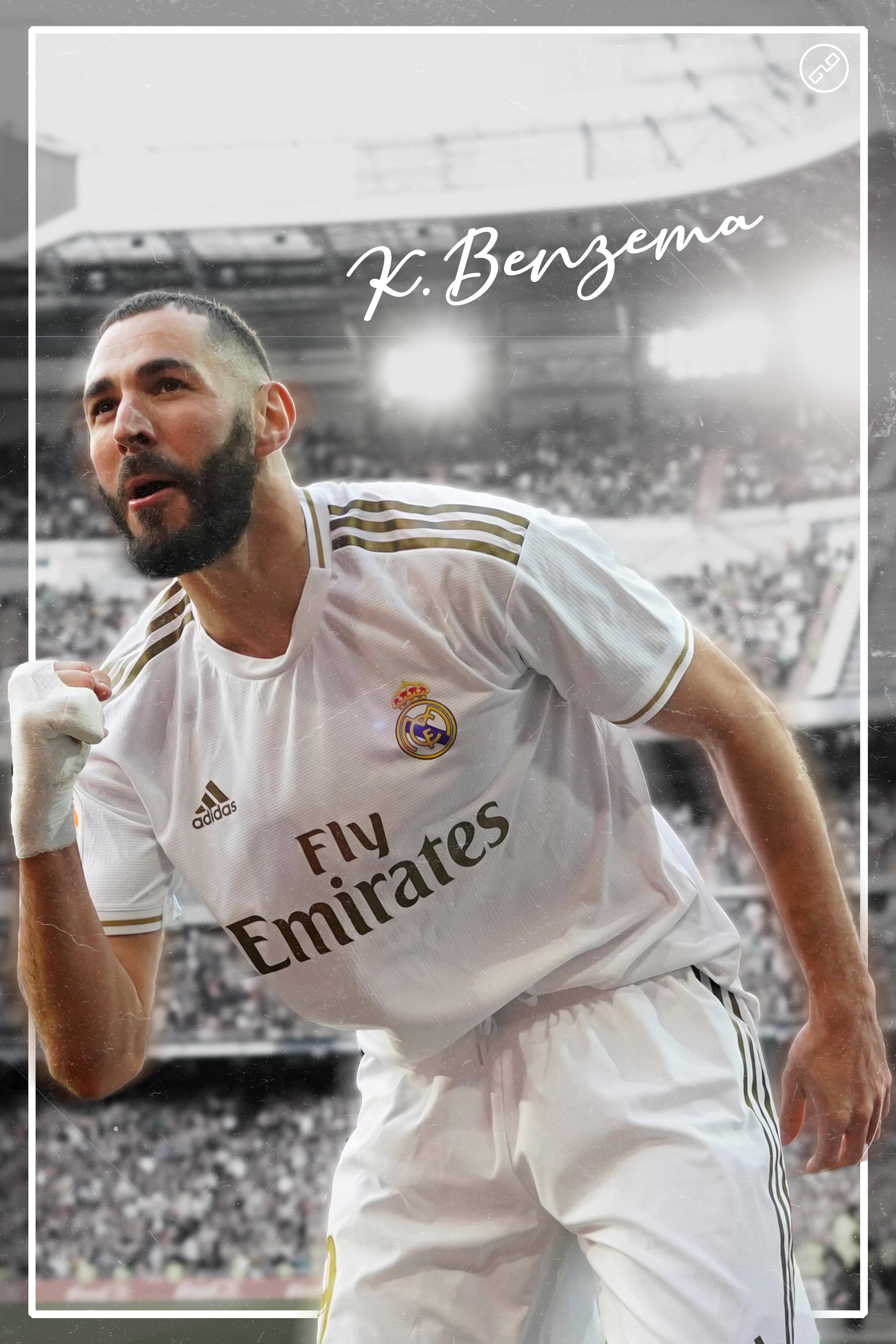 Quick Poster Wallpaper Design Of Benzema By Me (IG: G9GFX)