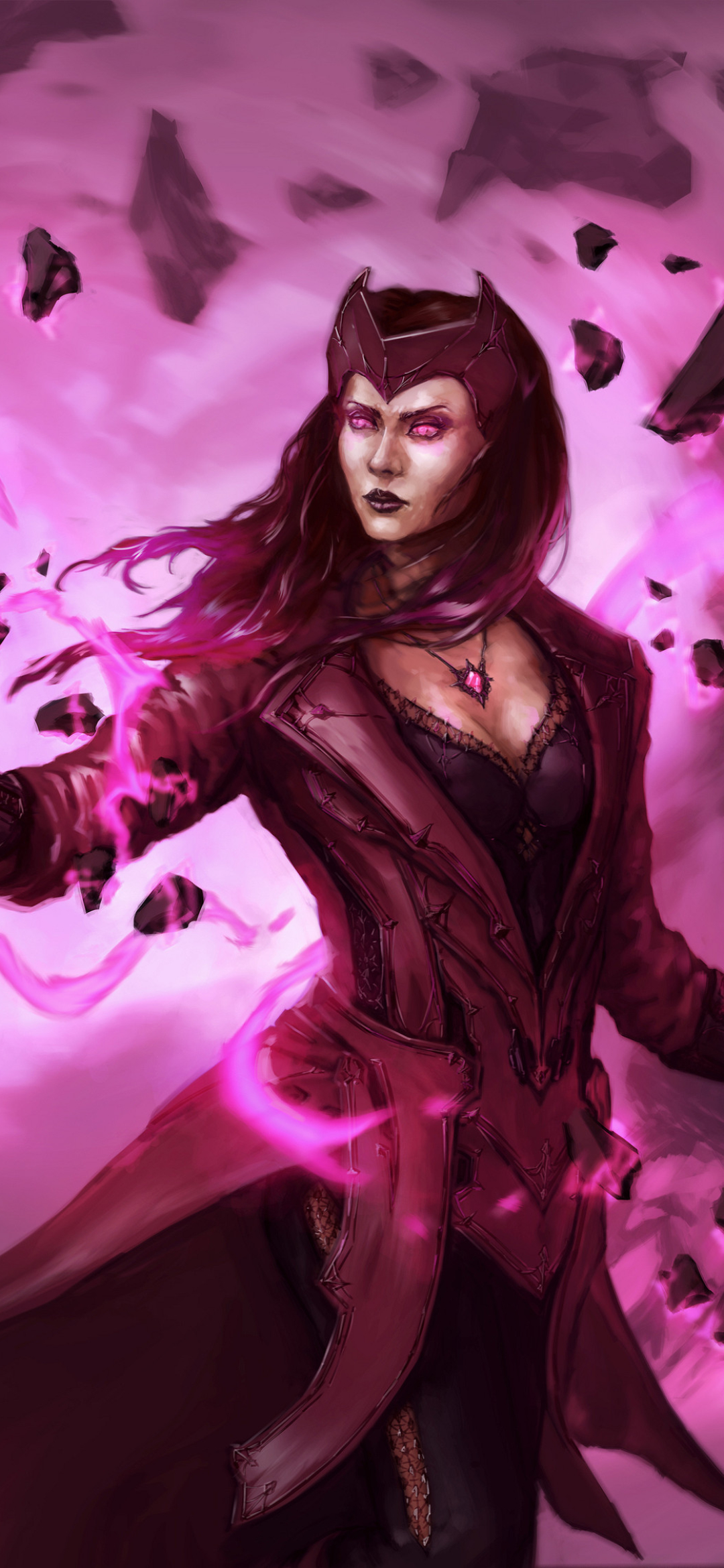 Scarlet Witch Phone Wallpaper