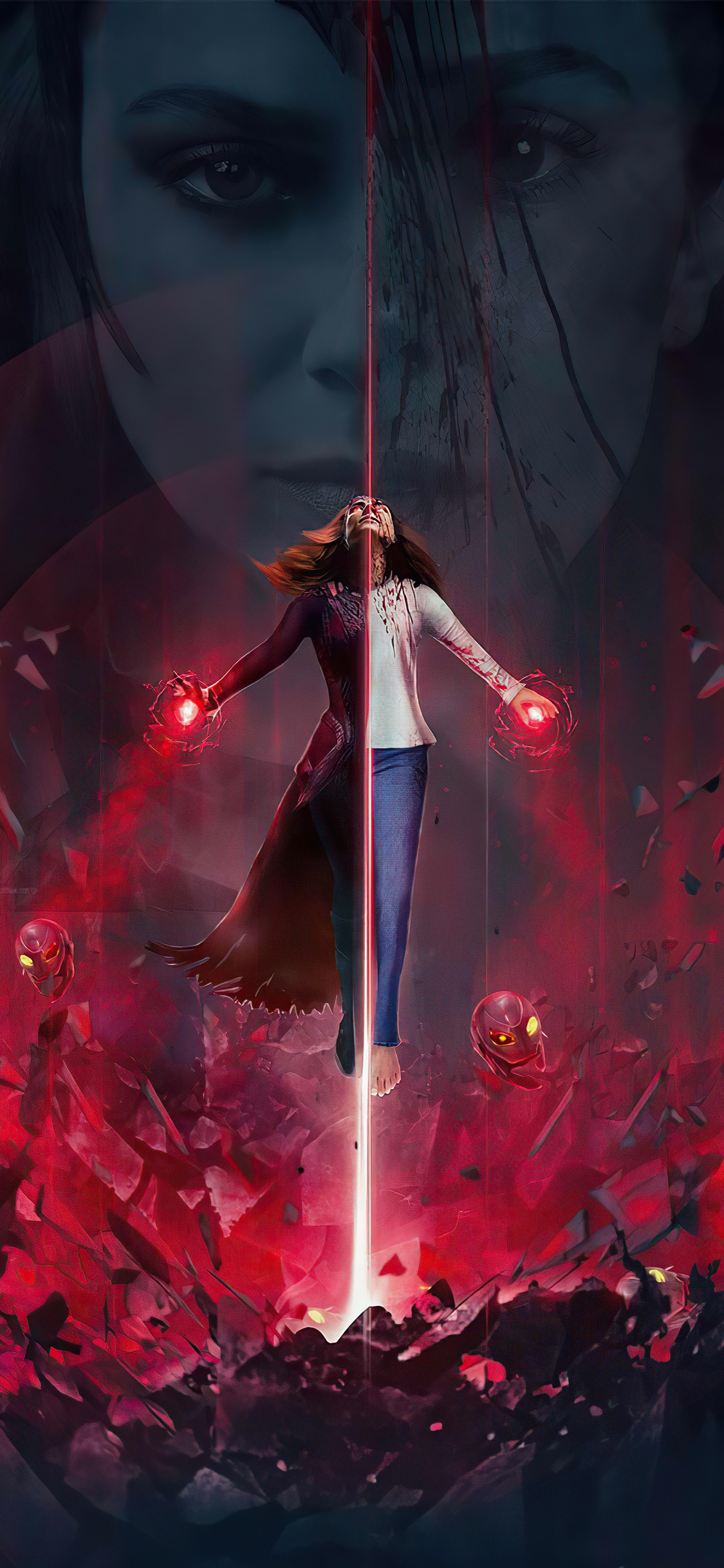 Scarlet Witch Of Mcu iPhone XS, iPhone 10, iPhone X HD 4k Wallpaper, Image, Background, Photo and Picture
