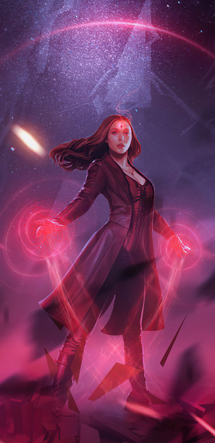 Mobile wallpaper: Movie, The Avengers, Scarlet Witch, Wanda Maximoff, Elizabeth Olsen, Avengers Endgame, 1190702 download the picture for free