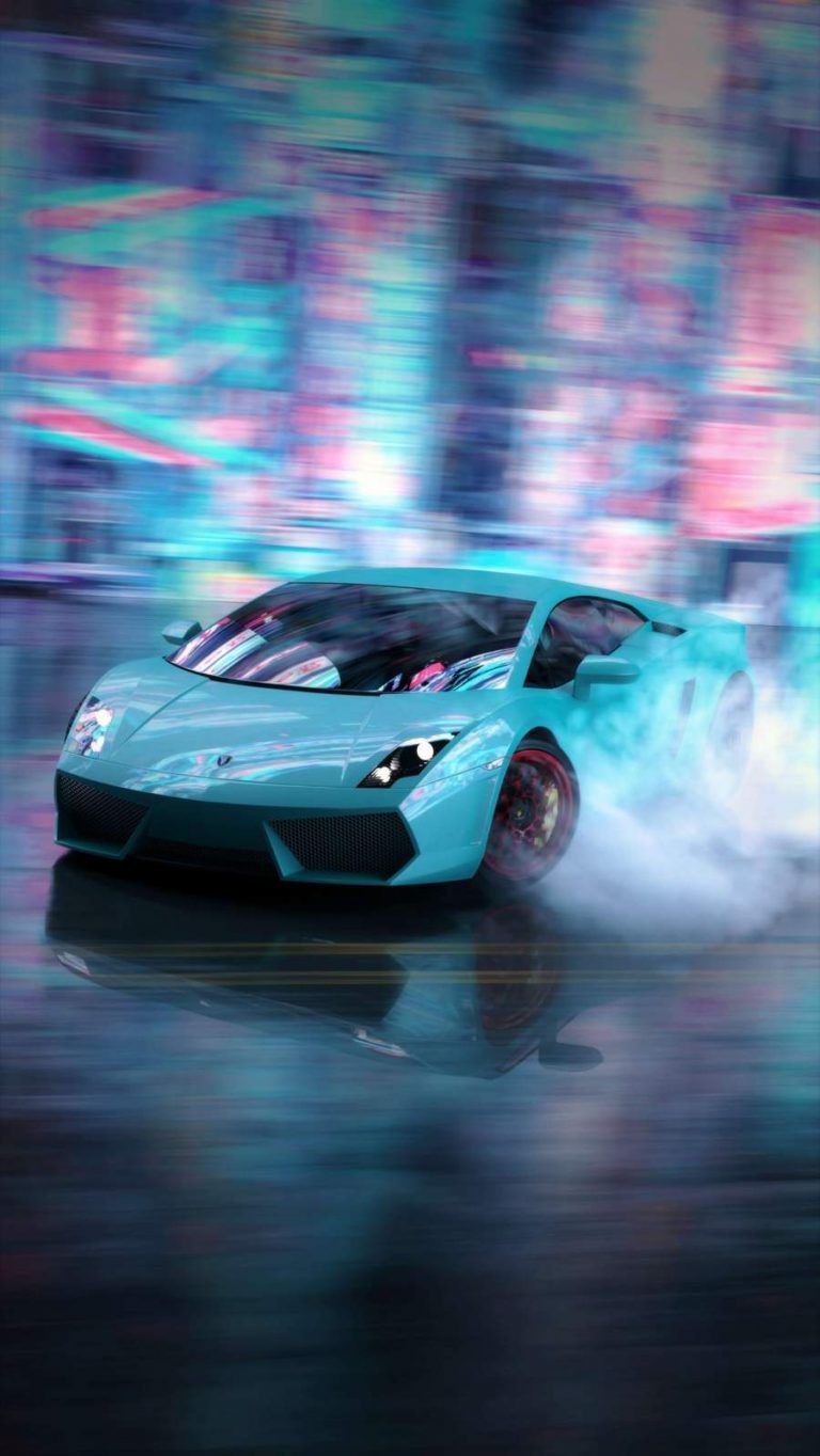 Lamborghini Drift iPhone Wallpaper Wallpaper. Car wallpaper, Lamborghini, Super cars
