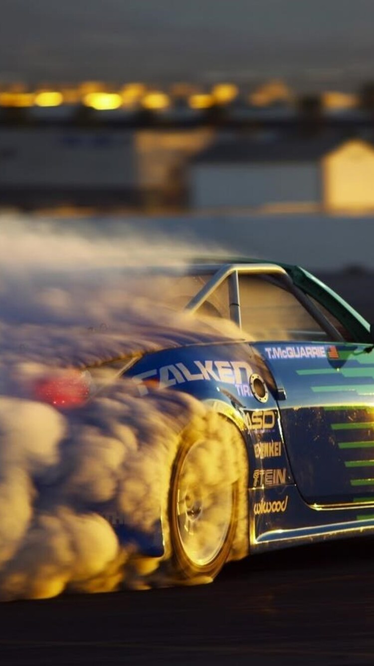 Car Drift Tires iPhone 6, iPhone 6S, iPhone 7 HD 4k Wallpaper, Image, Background, Photo and Picture