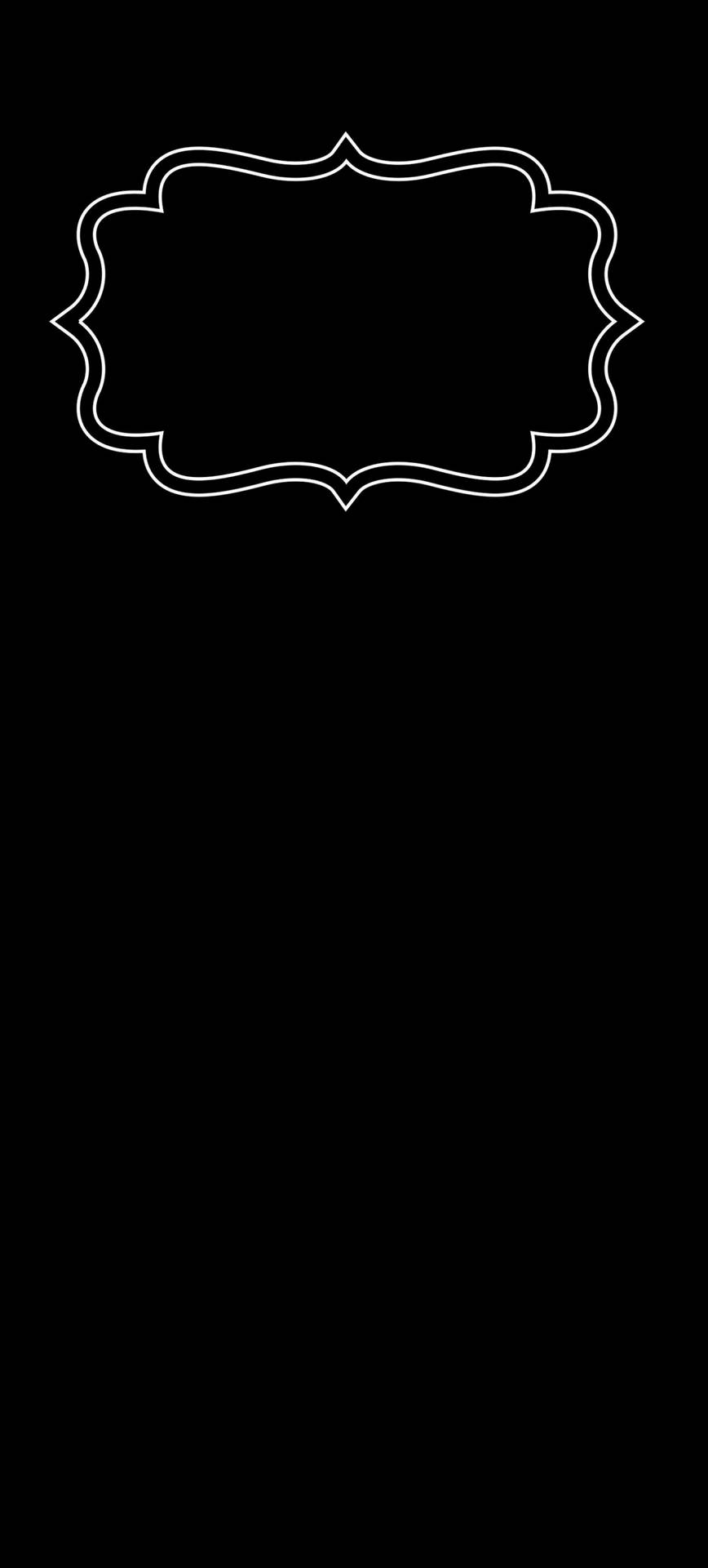 Download Fancy Frame Minimal Dark iPhone Wallpaper