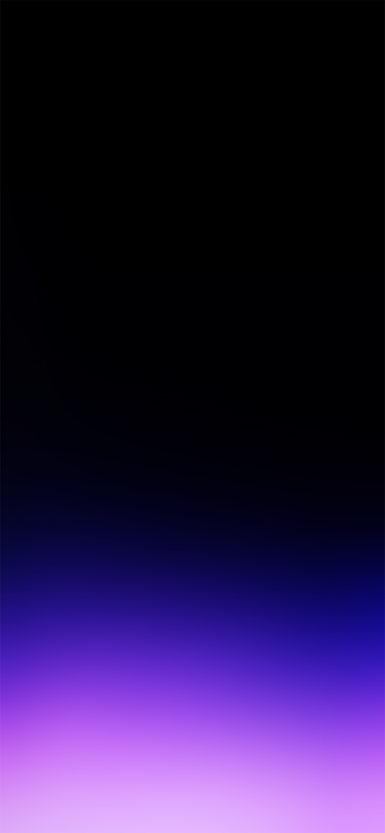 Wallpaper of the week: true black with colorful gradients. Dark black wallpaper, iPhone wallpaper gradient, Purple ombre wallpaper