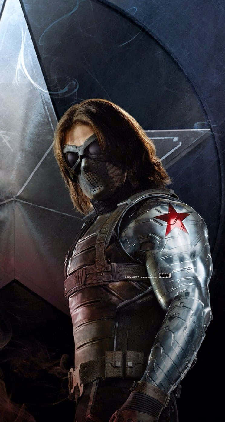 Download Bucky Barnes With His Stunning iPhone Wallpaper