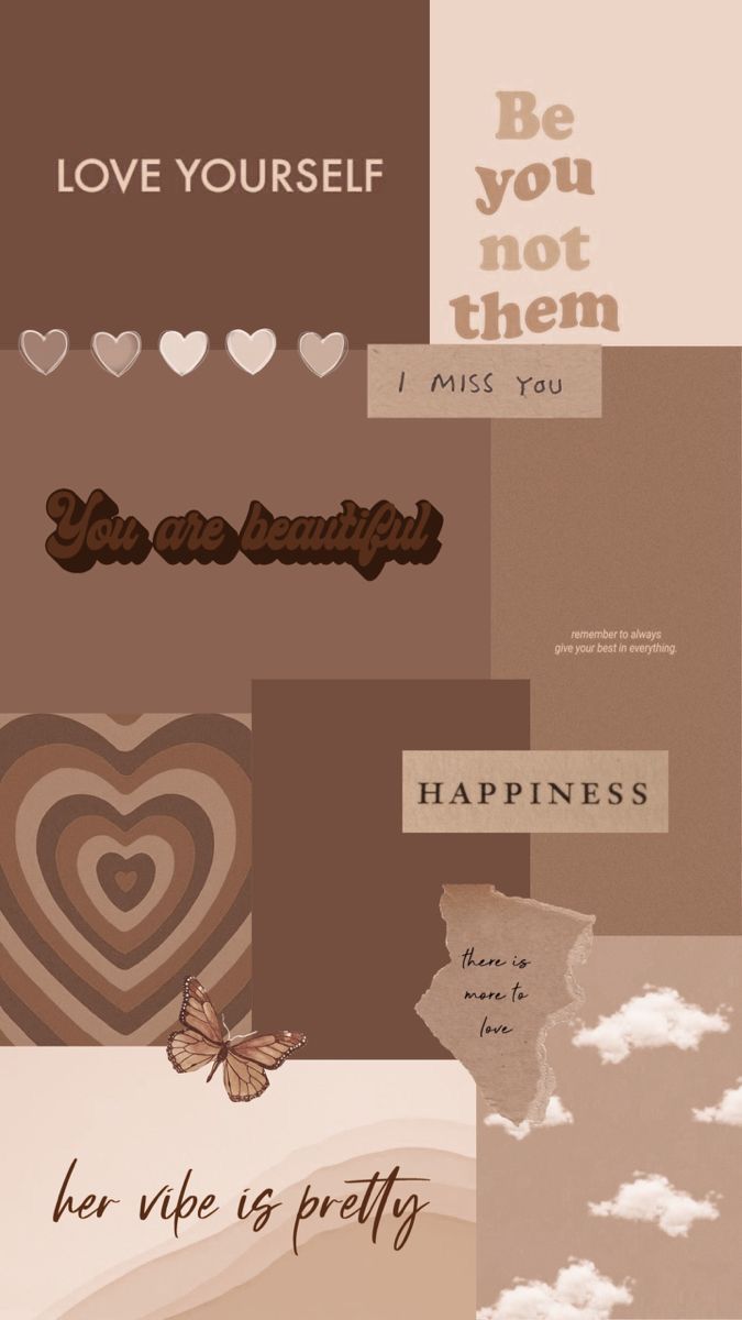 Cute brown wallpaper. Simple iphone wallpaper, Wallpaper iphone boho, iPhone wallpaper