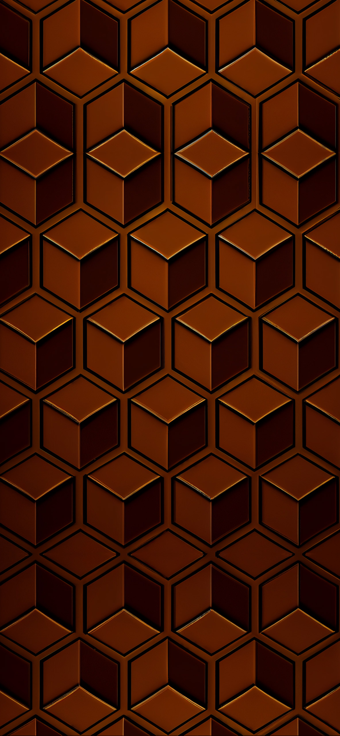 Pattern Blocks Brown Wallpaper Pattern Wallpaper iPhone
