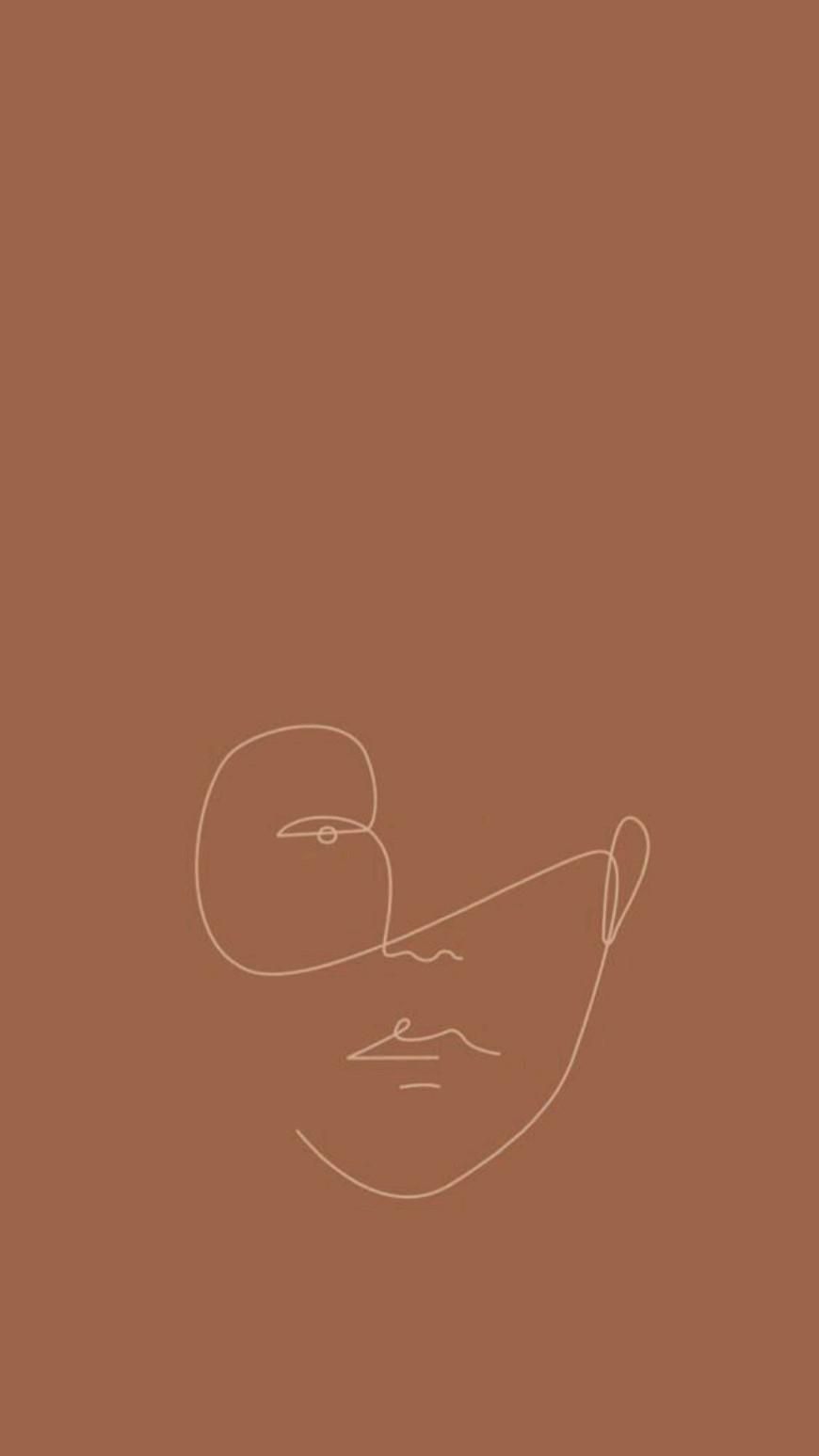 brown aesthetic. Simplistic wallpaper, iPhone wallpaper themes, Simple iphone wallpaper