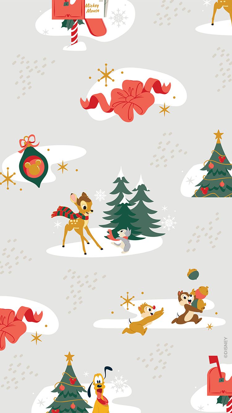 Christmas Disney. Disney wallpaper, Wallpaper iphone christmas, Christmas wallpaper background