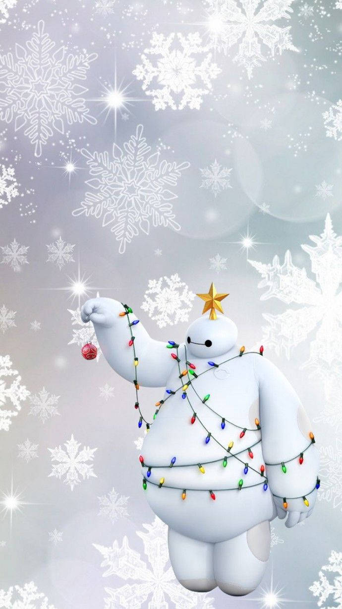 Download Disney Christmas Baymax Wallpaper