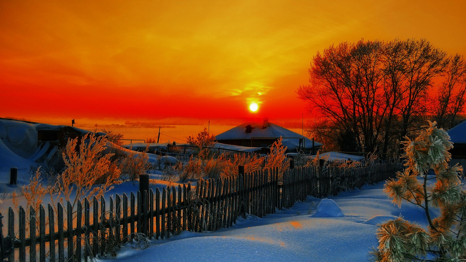 Winter Sunset