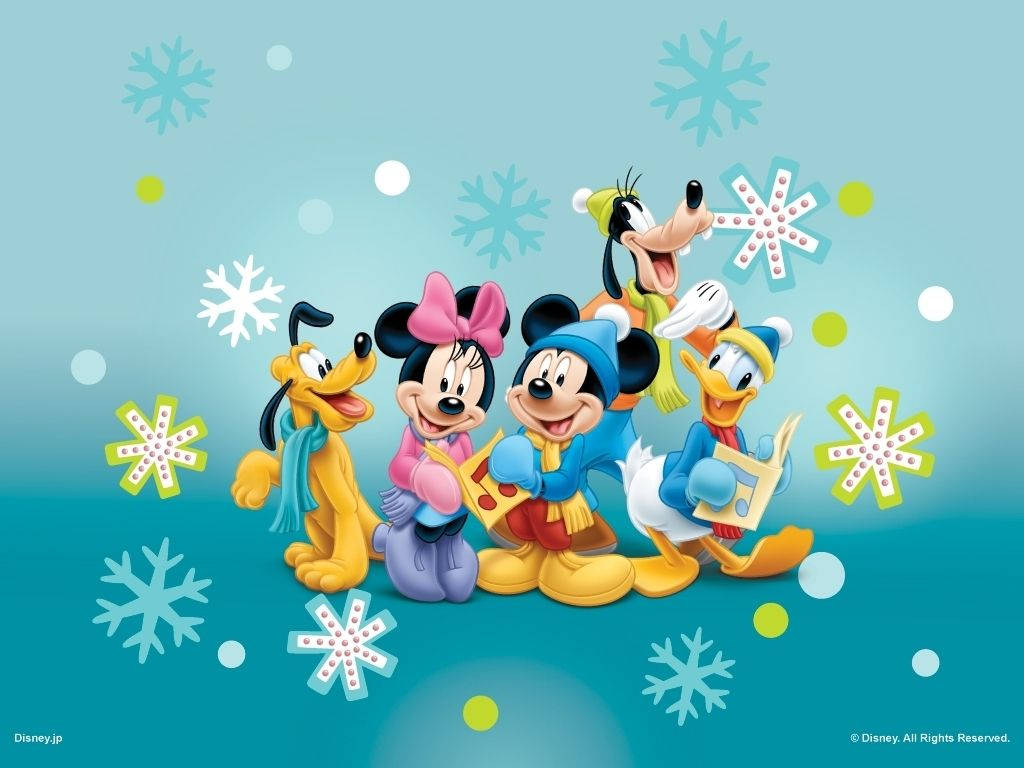 Download Mickey Mouse Disney Snowflakes