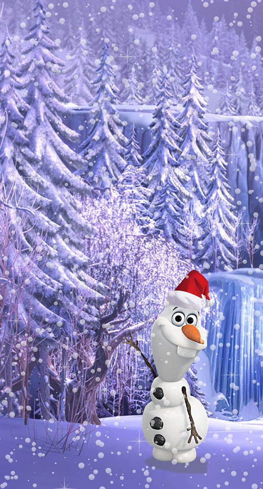 Download Cute Disney Christmas Frozen Olaf Wallpaper