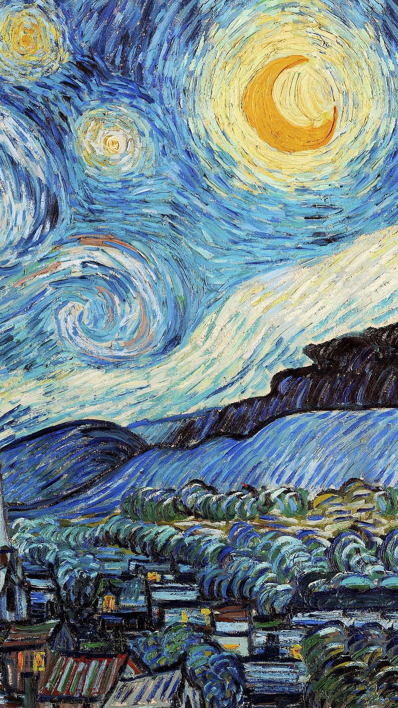 Van Gogh mobile wallpaper, sunflower. Premium Photo Illustration