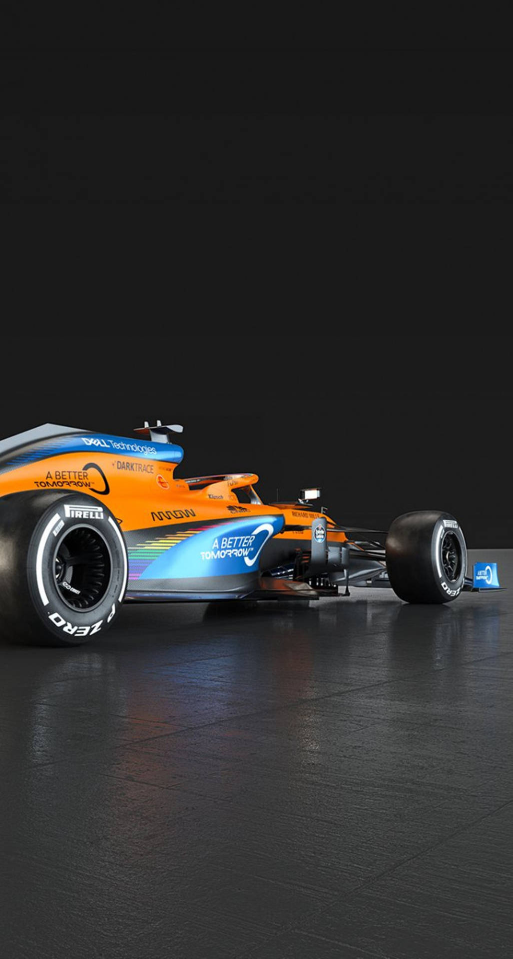 Download Orange McLaren iPhone Formula 1 Wallpaper